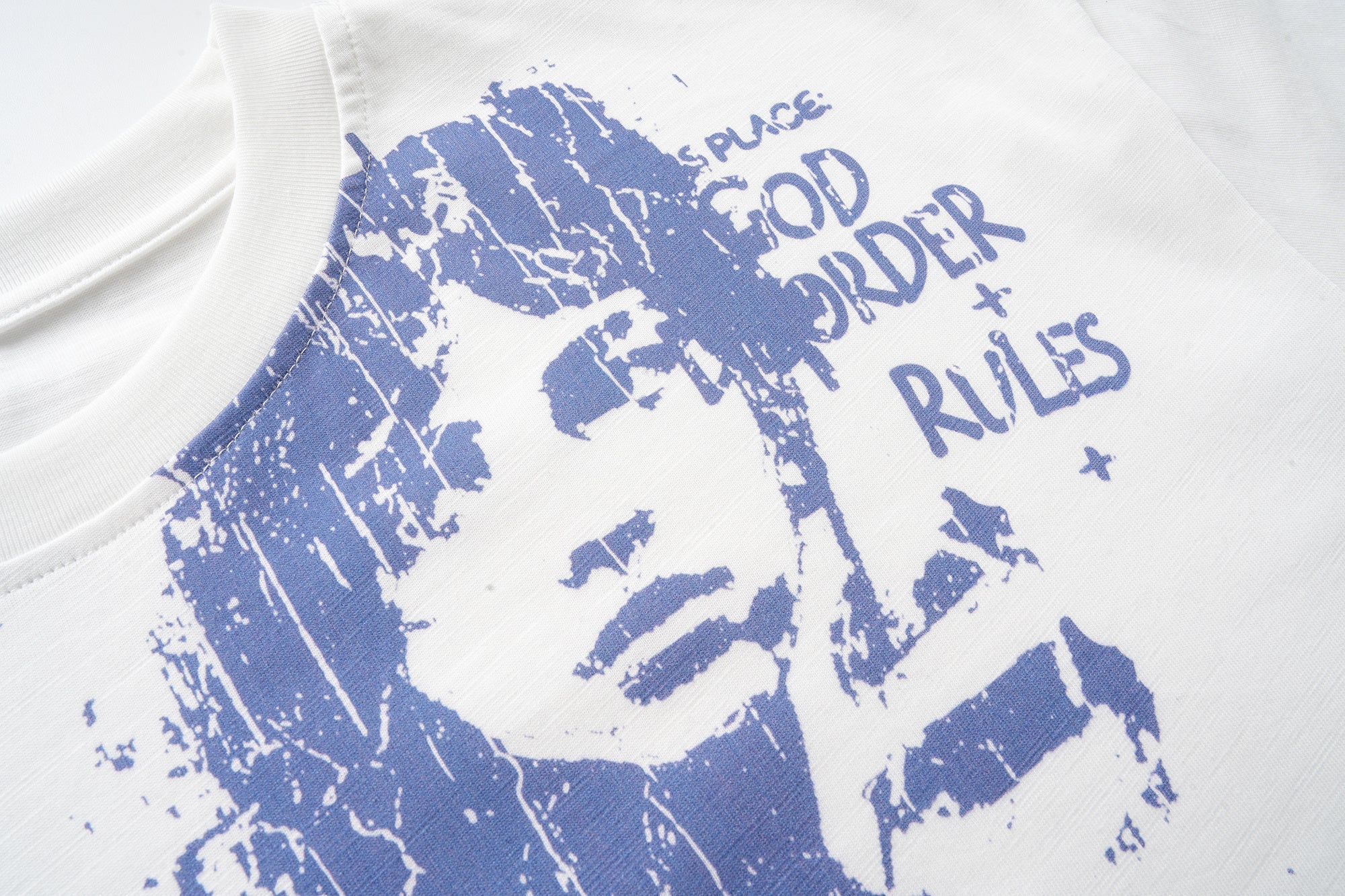 Omirad Vintage Graphic Long Sleeve Tee | Off-White Cotton