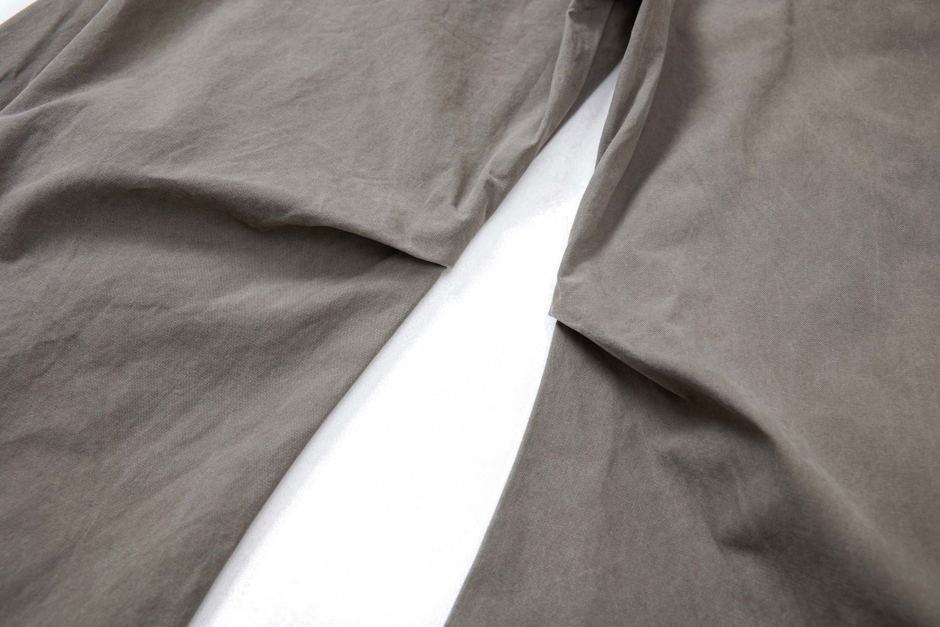 Curved Seam Washed Wide-Leg Pants | Oversized Street Style