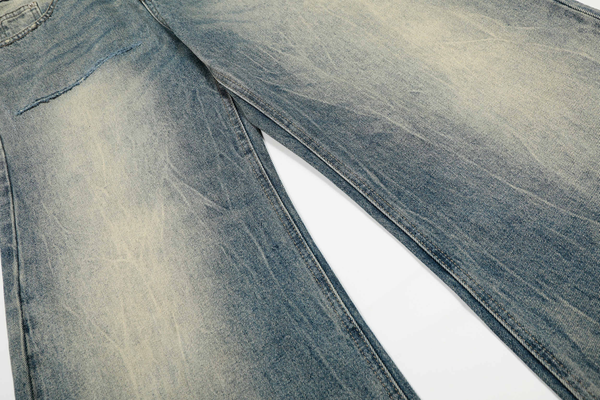 Omirad Vintage Fade Wide-Leg Jeans | Oversized Streetwear Denim