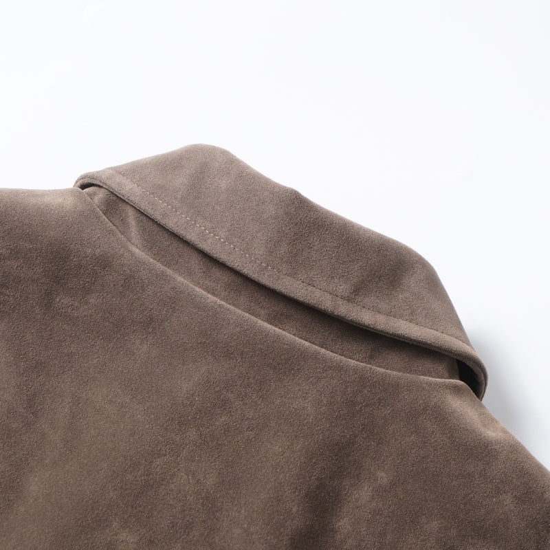 Omirad Vintage Toggle Zip Jacket | Washed Brown Workwear