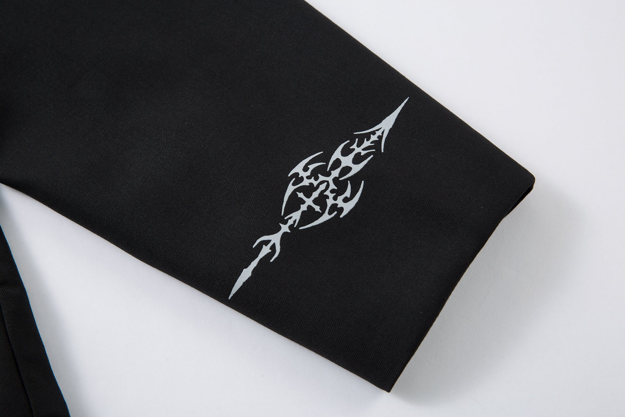 Omirad Barbed Graphic Jacket with Faux-Leather Collar