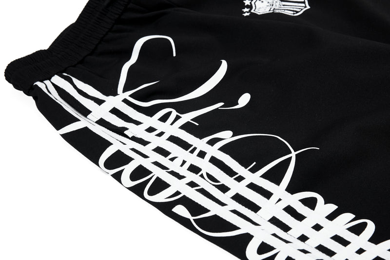 Omirad Script Stripe Wide-Leg Sweatpants | Streetwear