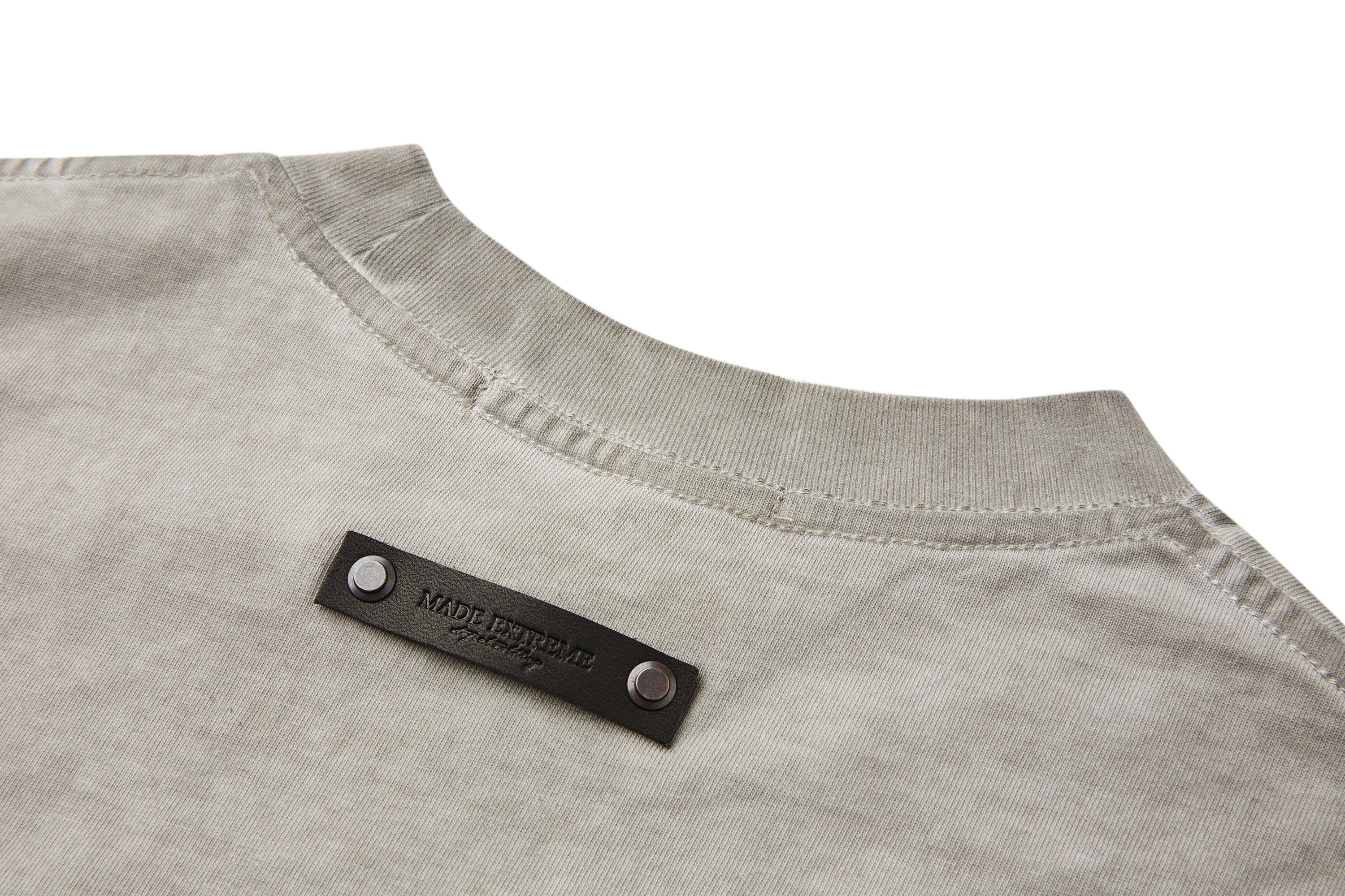 Omirad SKINT Vintage Washed Tee | Rivet Detail Heavyweight Cotton