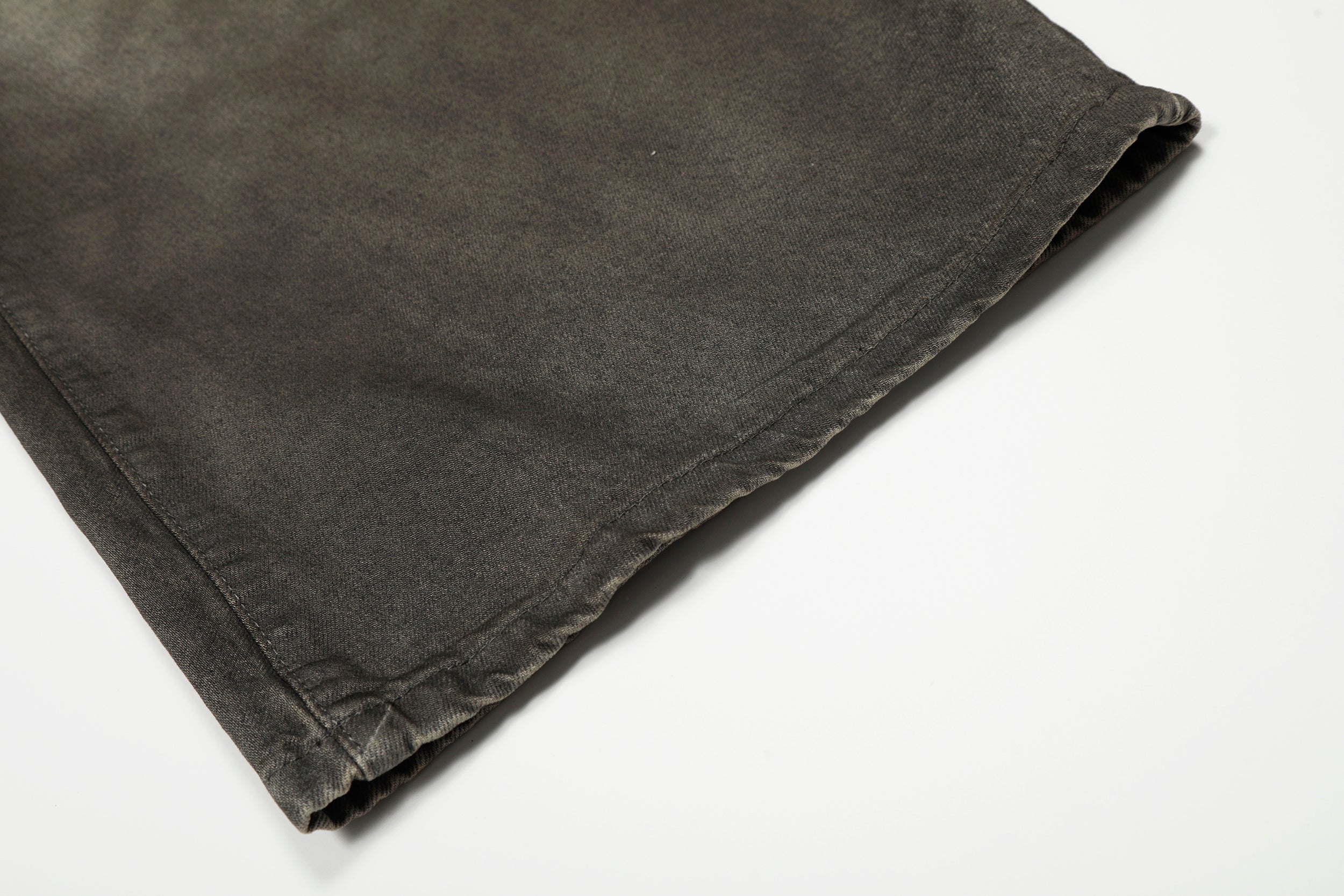 Omirad Faded Curved Wide-Leg Denim Pants | Vintage Wash