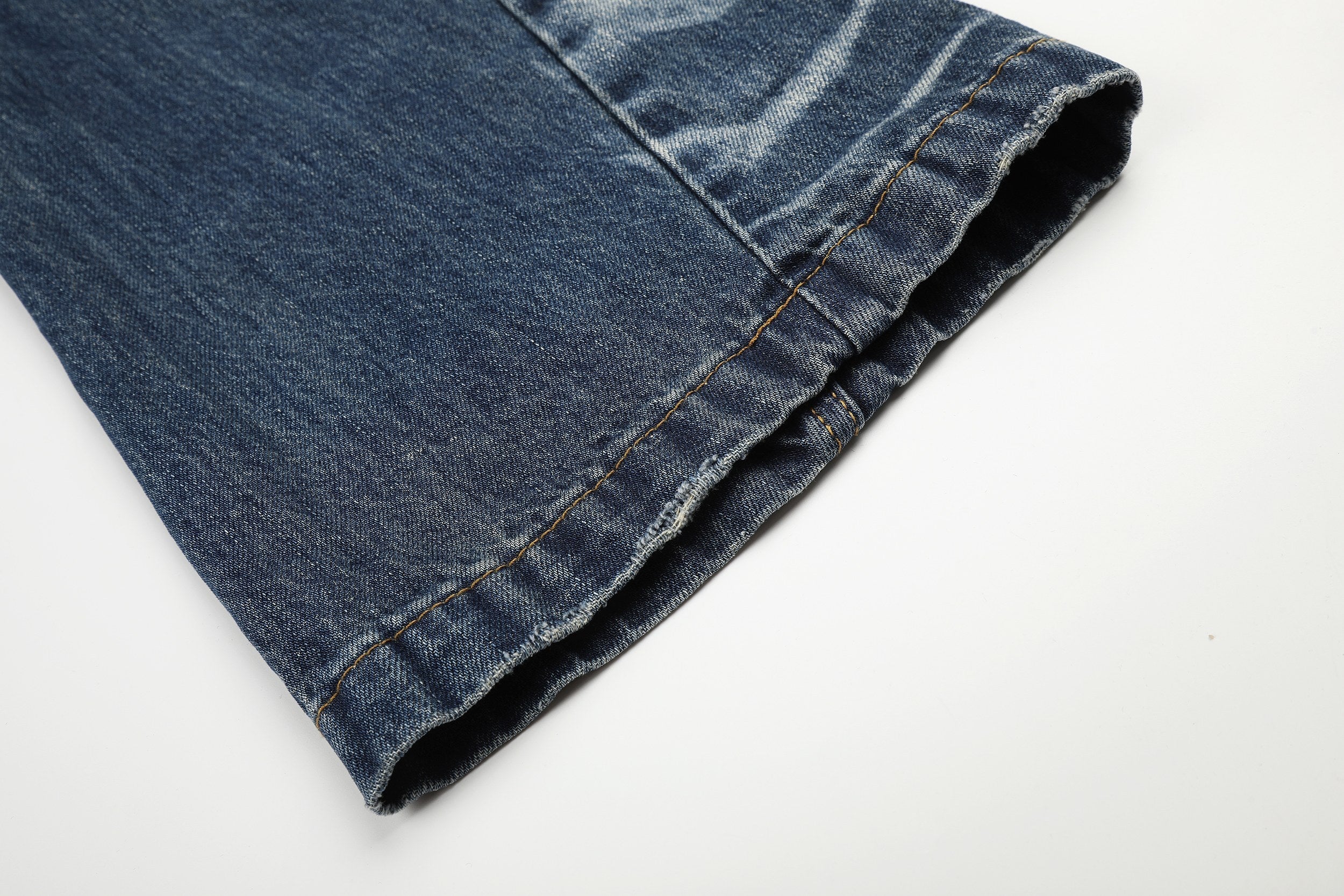 Omirad Studded Vintage Wash Jeans | Y2K Streetwear Denim