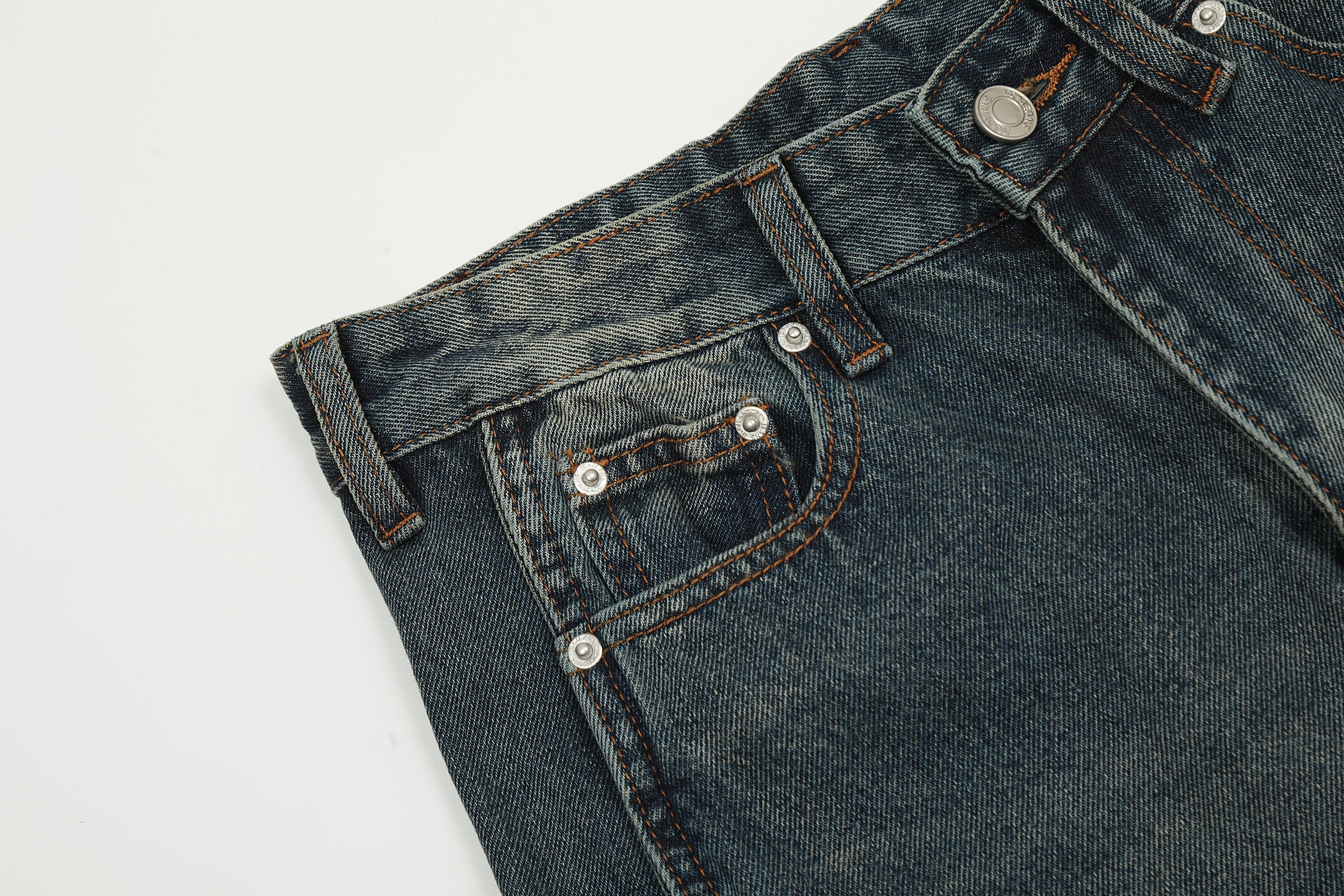 Omirad Classic Fade Wide-Leg Jeans | Vintage Wash Denim