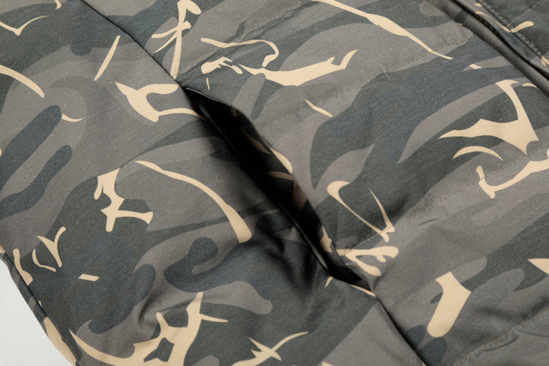 Omirad Camo Down Puffer Jacket | 70% White Duck Down