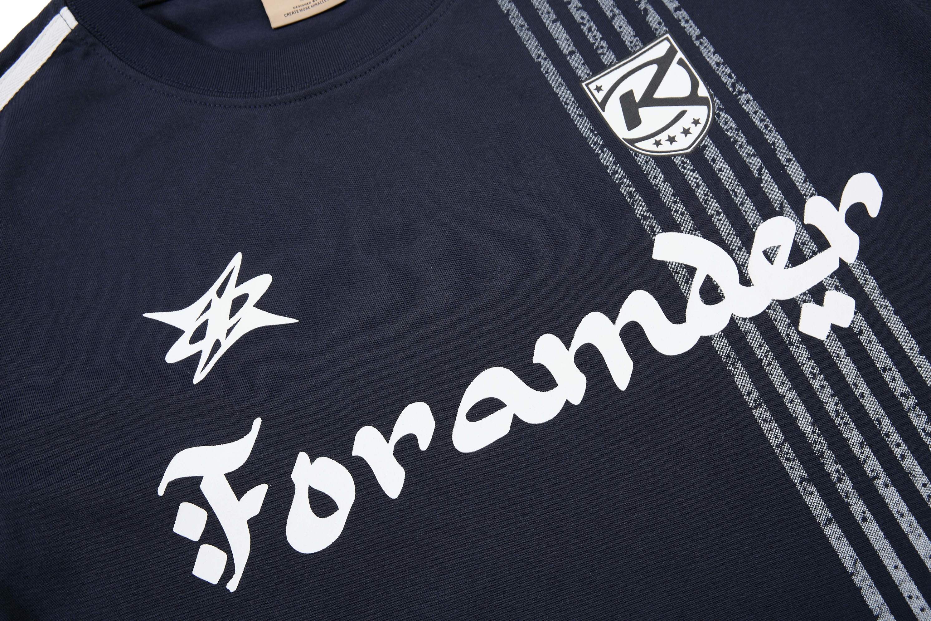 Foramder Velocity Line Sport Tee | Stripe Graphic T-Shirt