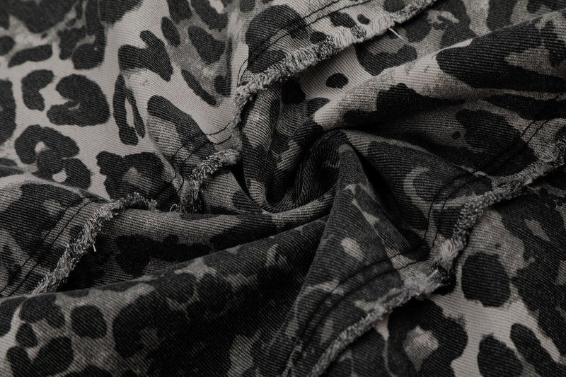 Omirad Leopard Skull Wide-Leg Pants | Y2K Streetwear