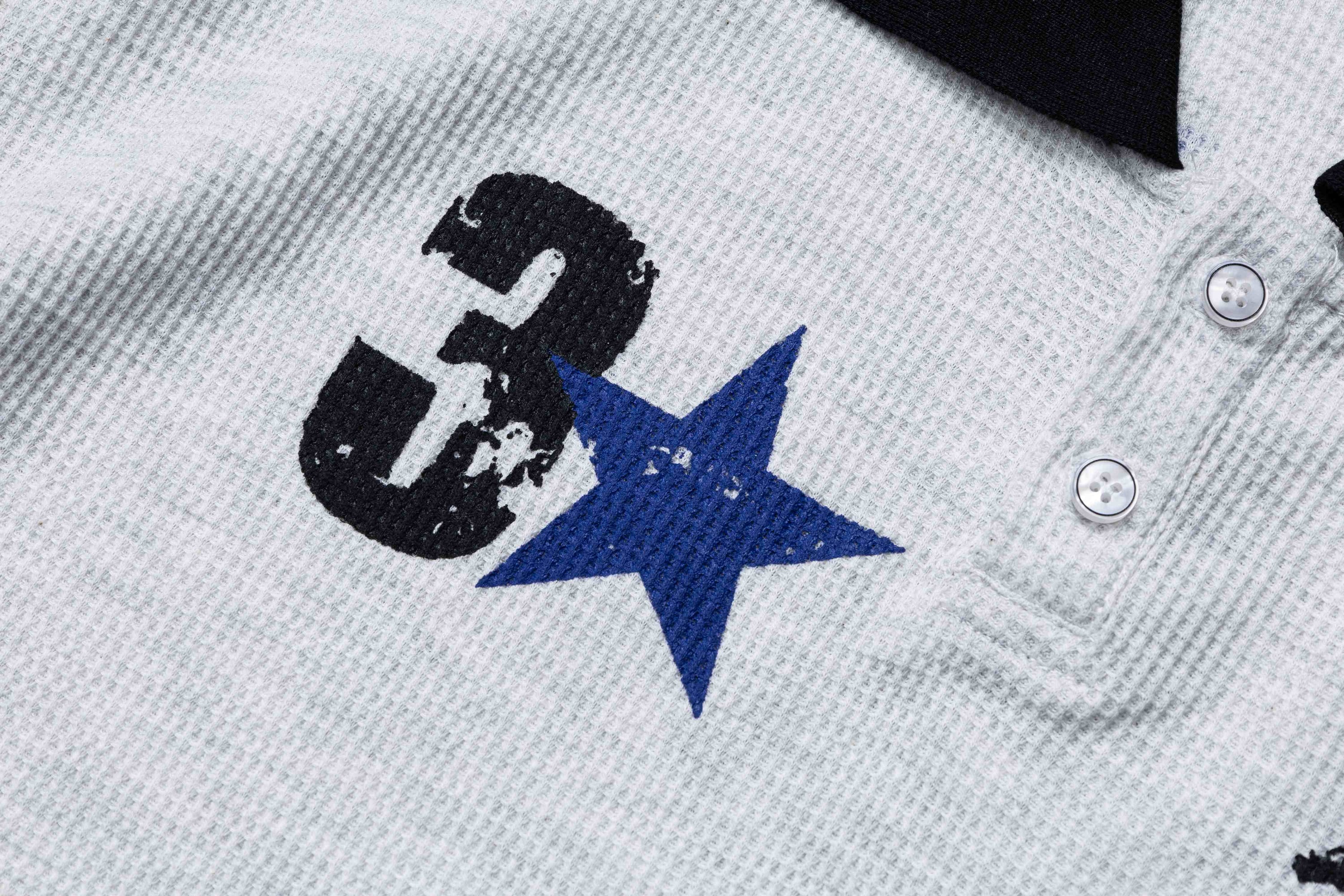 Omirad Retro Racing Polo Tee | Embroidered Mustang Graphic