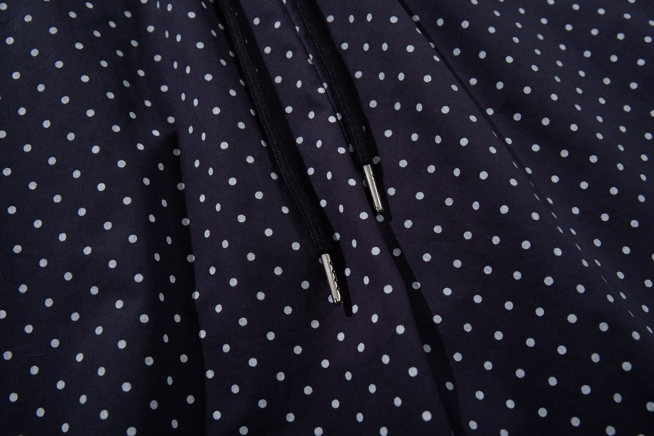 Polka Dot Wide-Leg Track Pants | Sporty Streetwear