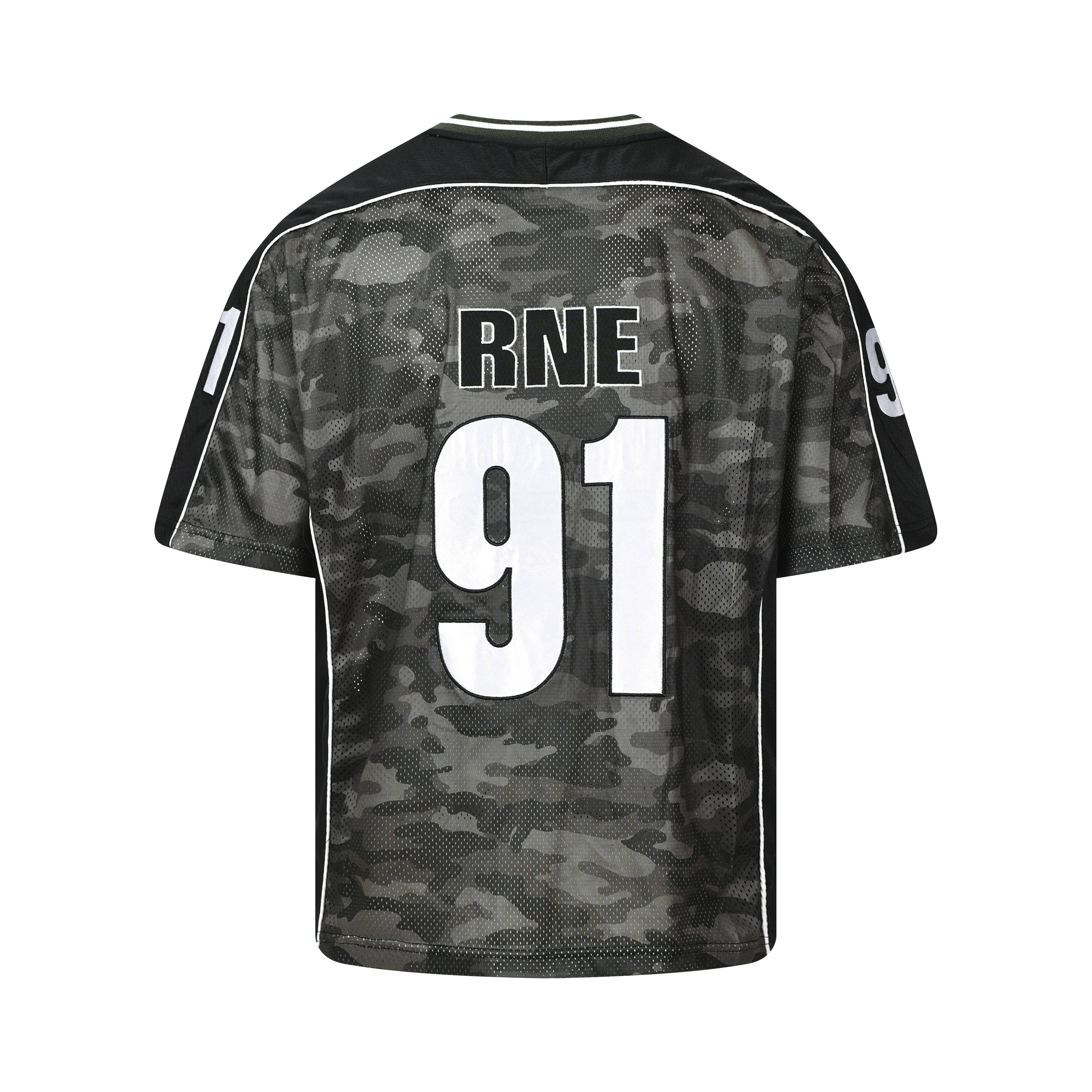 Camo 91 Athletic Jersey | Dark Camo Mesh Football Shirt