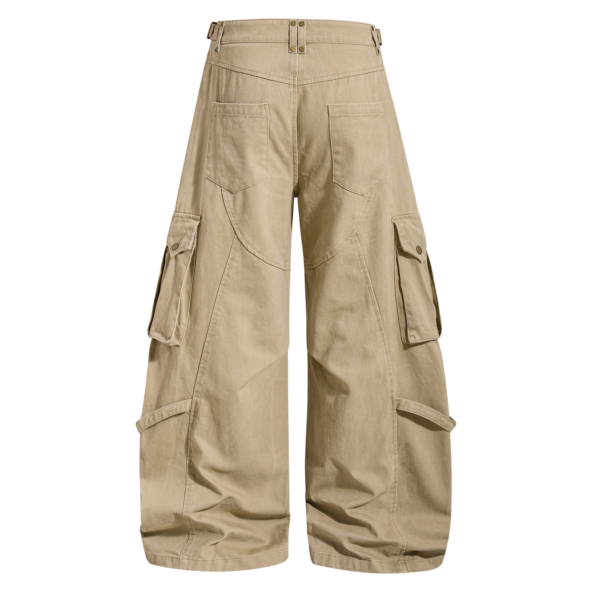 Modular Balloon Cargo Pants | Wide-Leg Tactical Streetwear