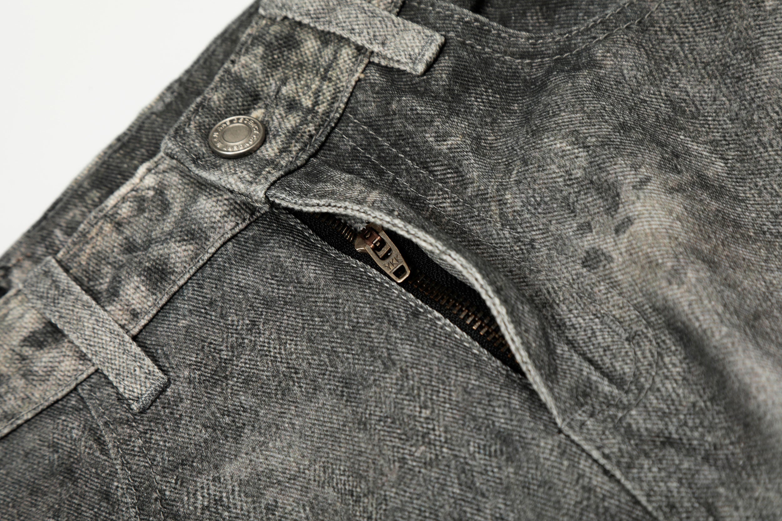 Omirad Washed Curved Barrel-Leg Denim Pants | SEAKOFF