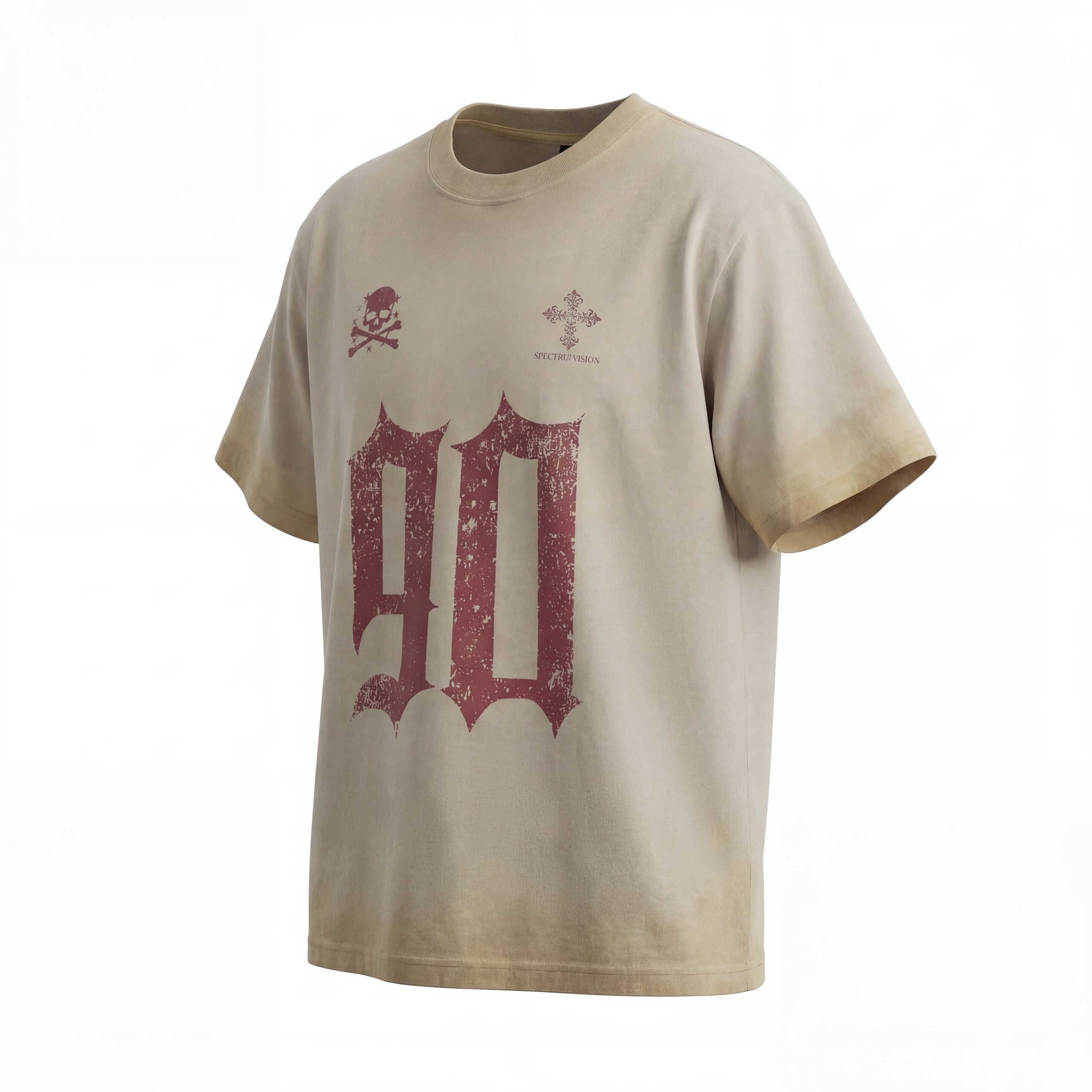 Omirad Vintage Gothic 90 Distressed Graphic T-Shirt