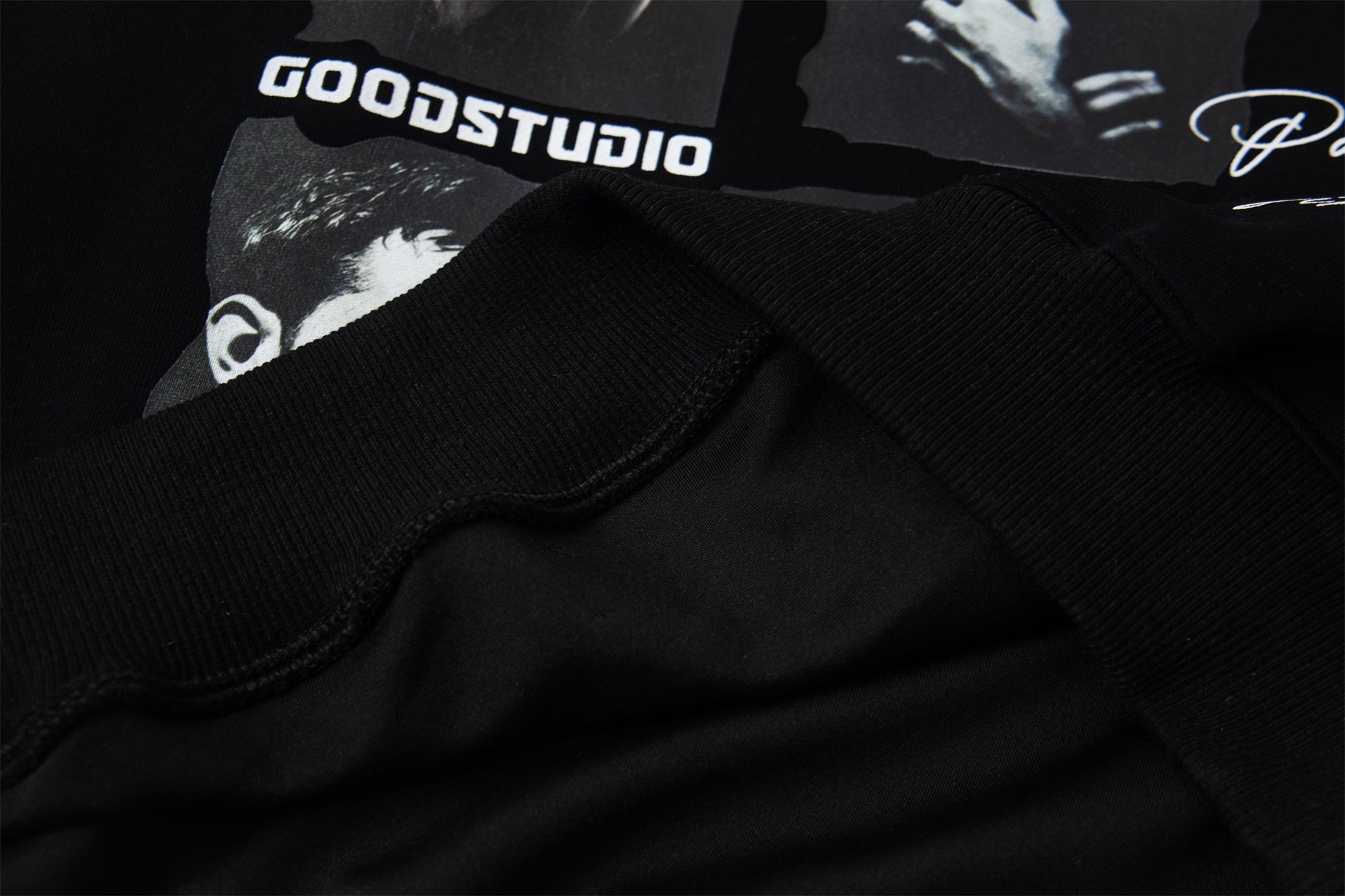 Omirad Make No Choice Dark Collage Graphic Hoodie | SEAKOFF