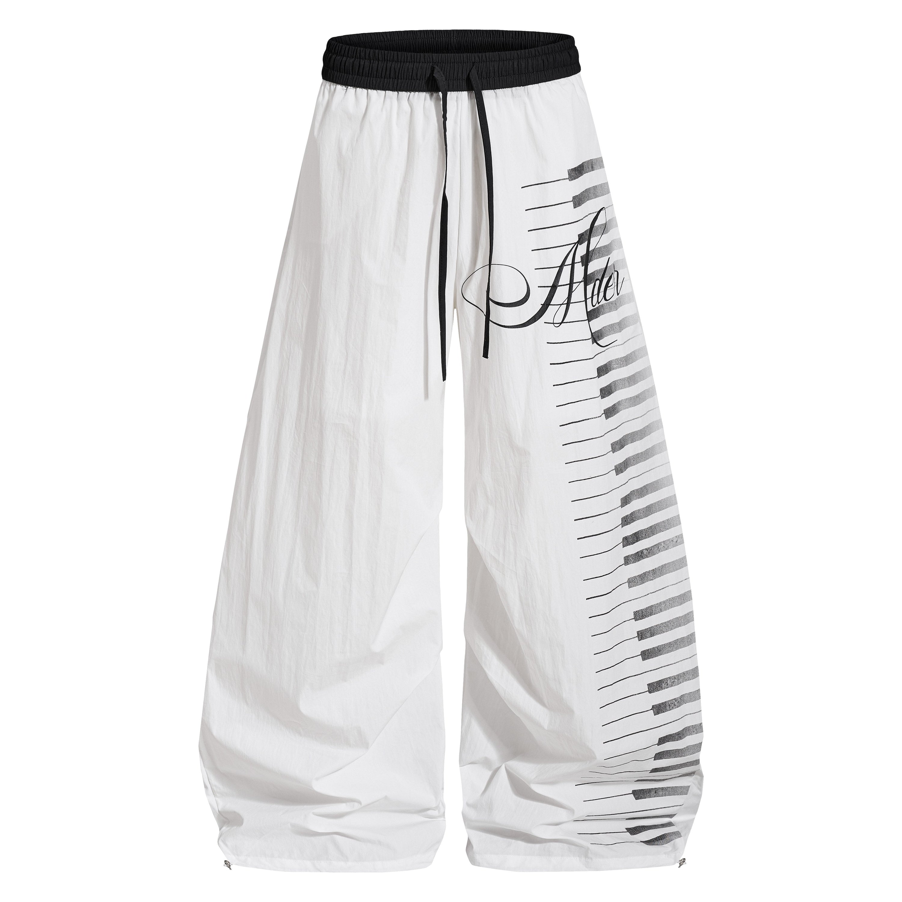 Omirad Piano Keys Balloon Pants | Wide Leg Streetwear Trousers