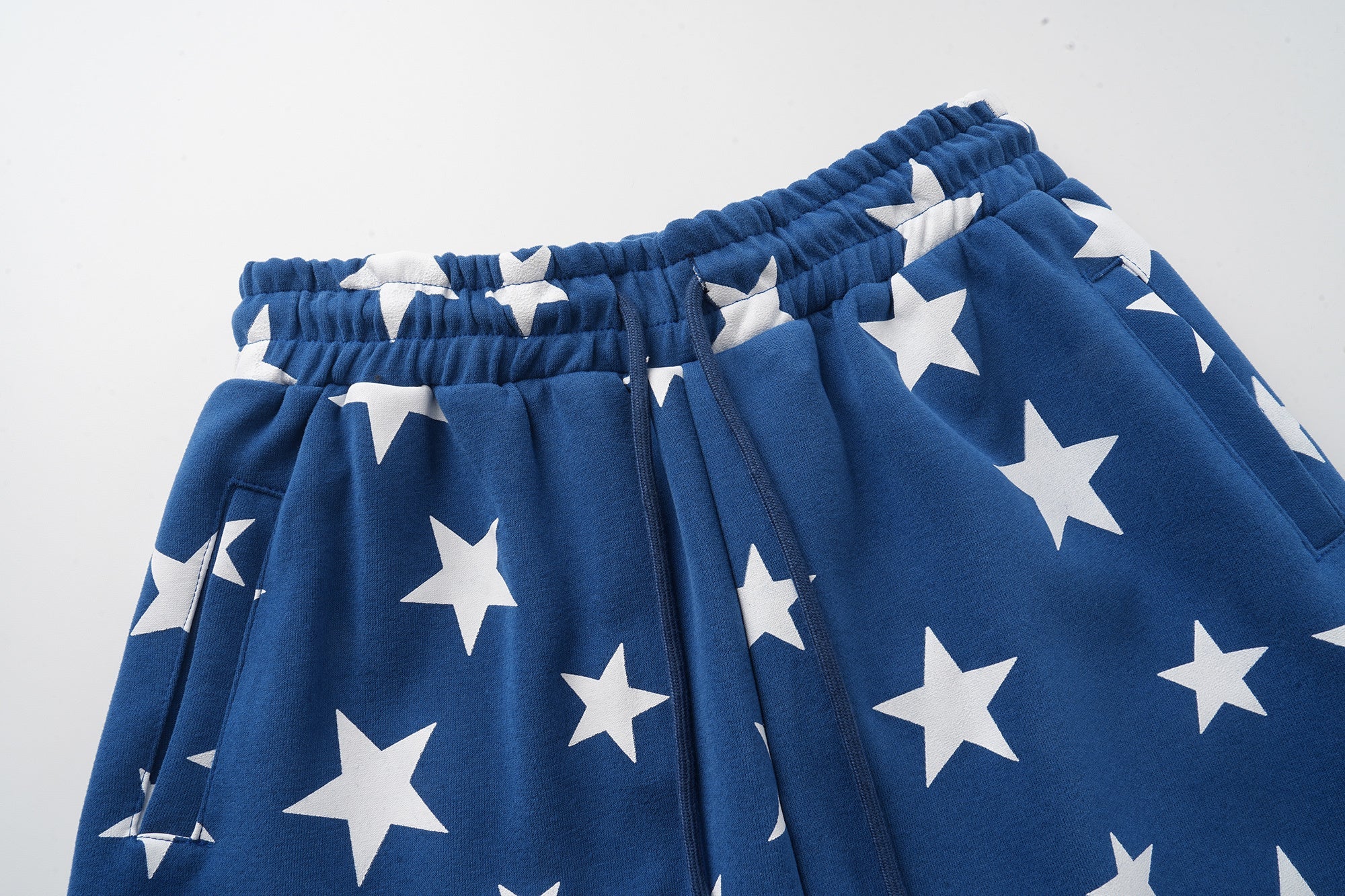 All-Over Star Print Wide-Leg Sweatpants | Streetwear Style