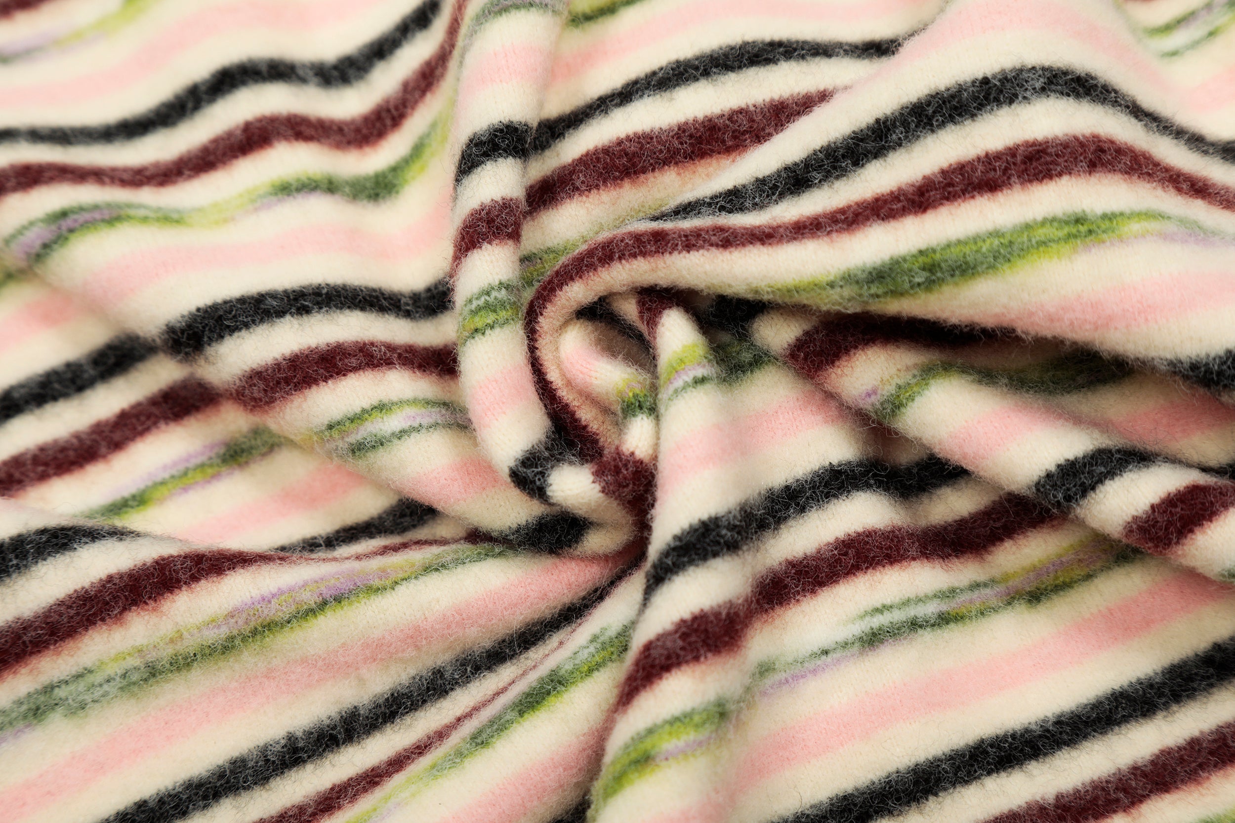 Omirad Striped Knit Zip Hoodie | Retro Streetwear