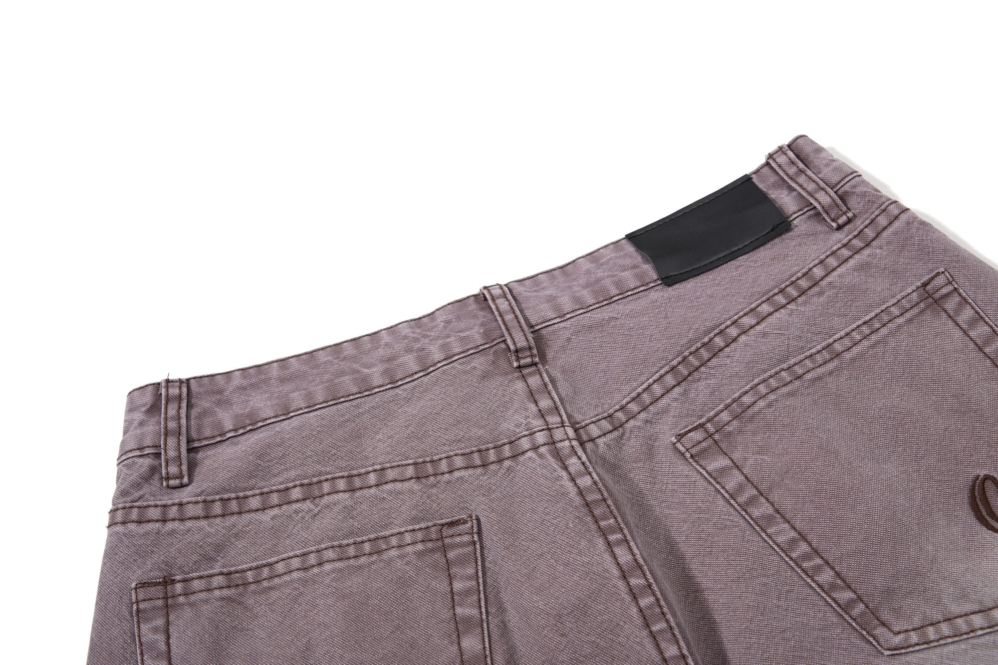Vintage Fade Wide-Leg Denim Pants | Washed Streetwear Jeans
