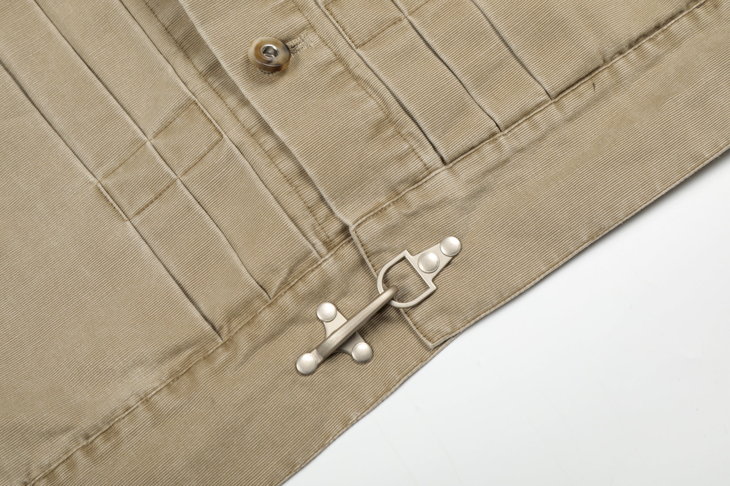 Omirad Washed Denim Jacket | Metal Clasp Streetwear Jacket