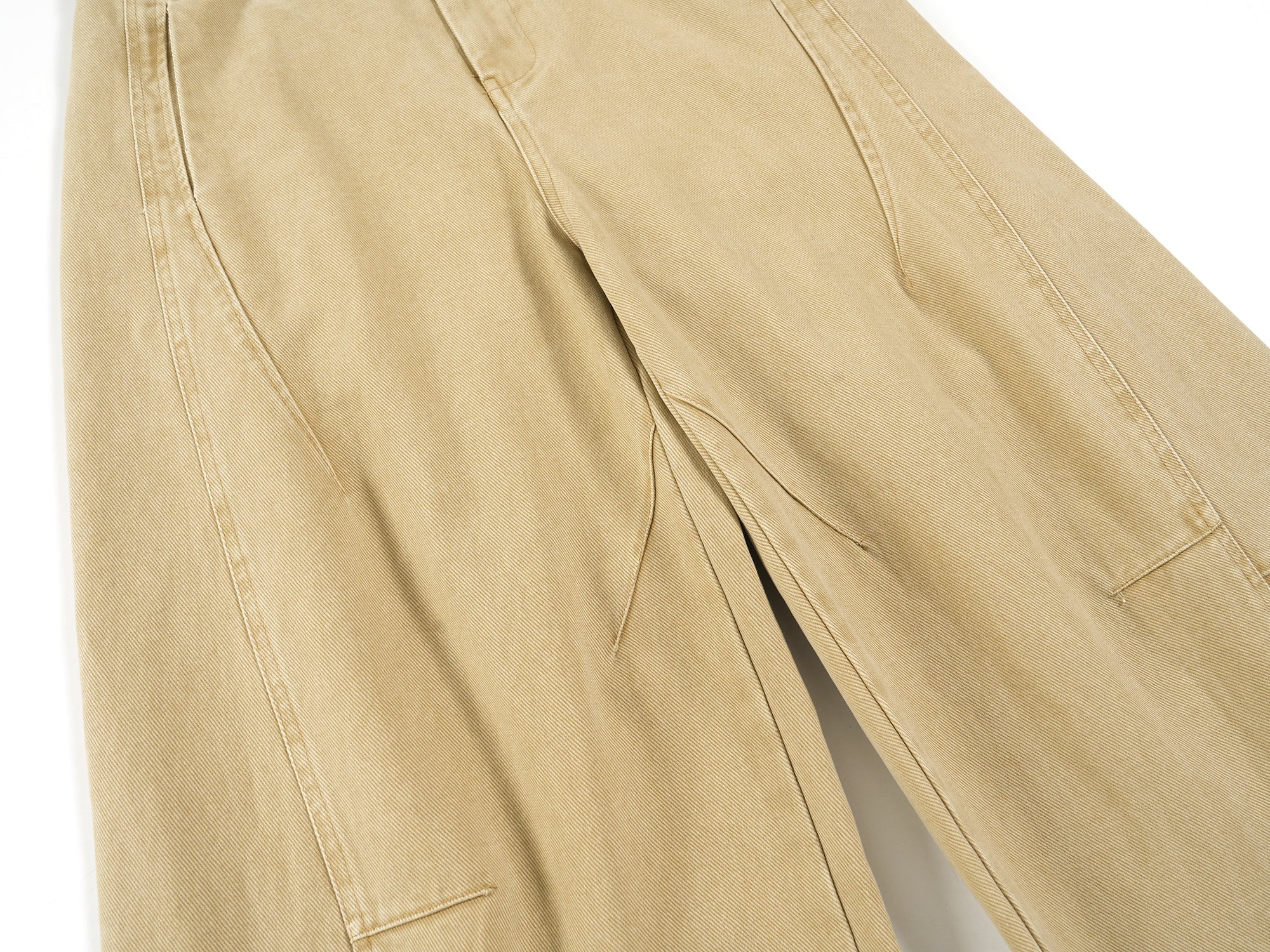 Omirad Wide-Leg Work Pants | Cotton Twill Utility Trousers