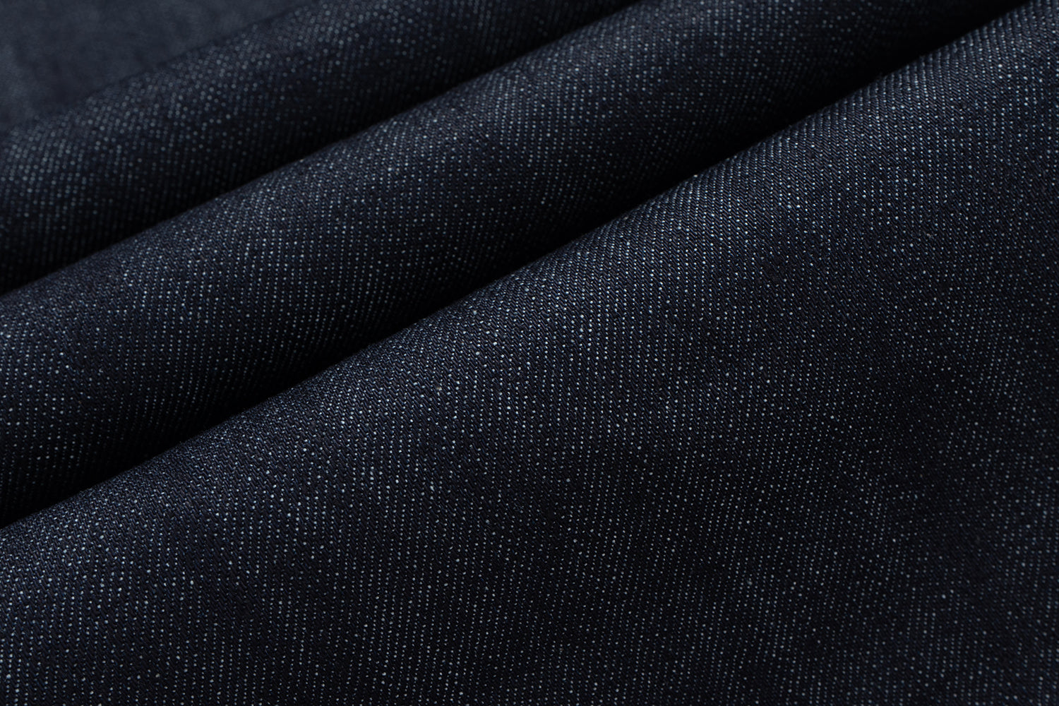 Omirad Raw Straight Denim Jeans | Stacked Hem Black