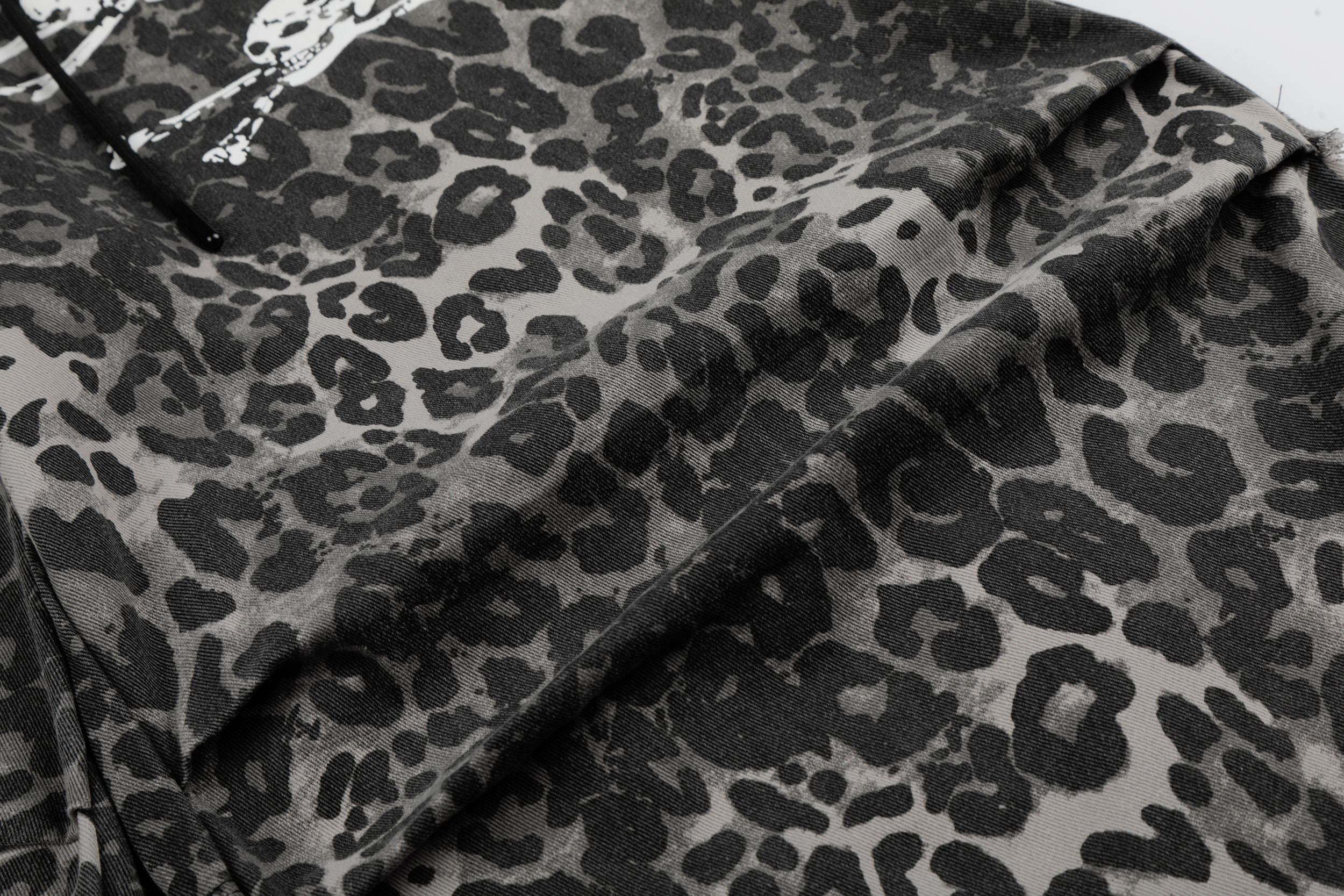 Omirad Leopard Skull Wide-Leg Pants | Y2K Streetwear