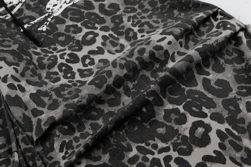 Omirad Leopard Skull Wide-Leg Pants | Y2K Streetwear