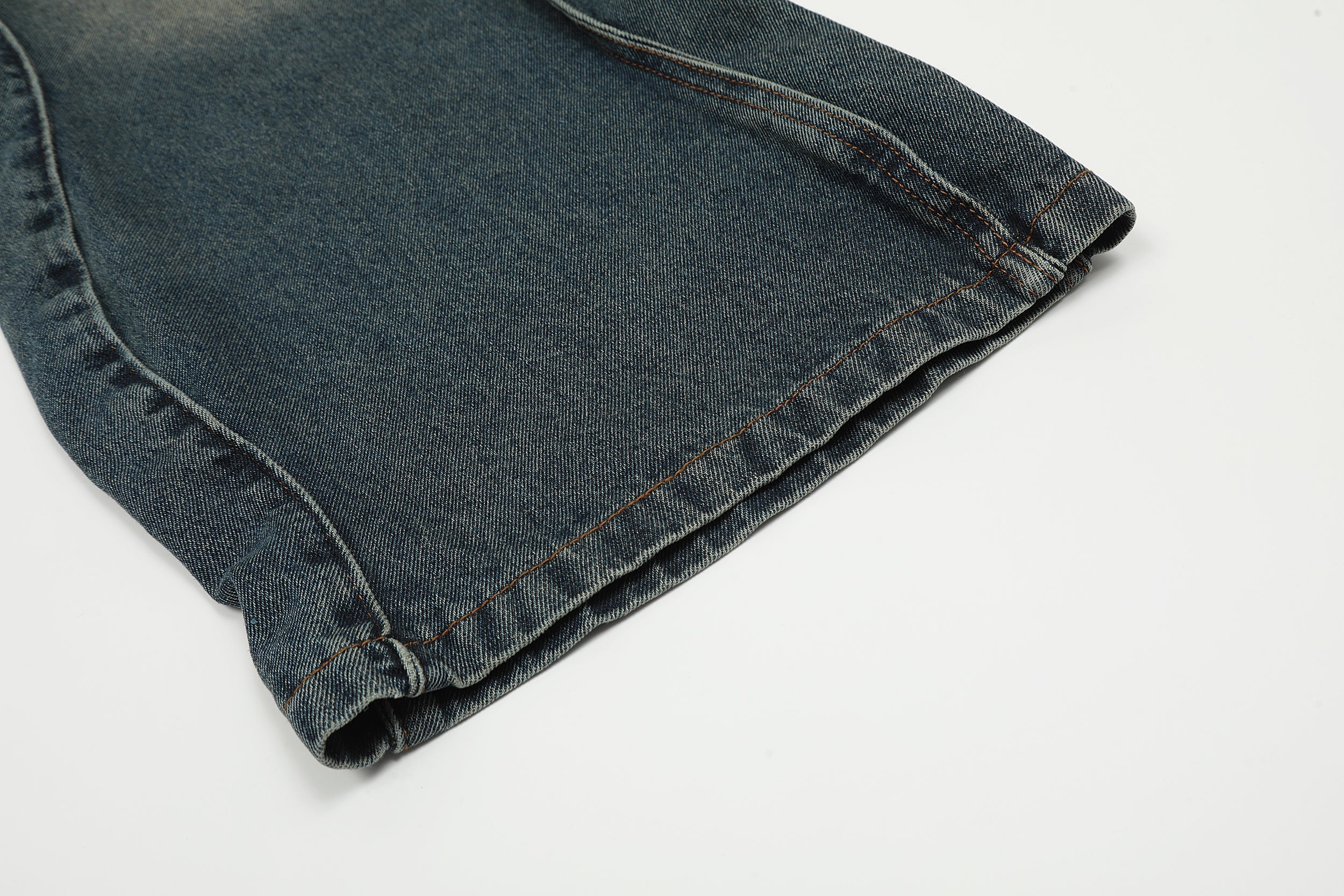 Omirad Classic Fade Wide-Leg Jeans | Vintage Wash Denim