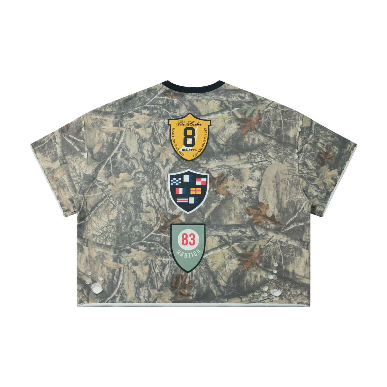 Woodland Camo Graphic Crop Tee | Minormode Parody Series
