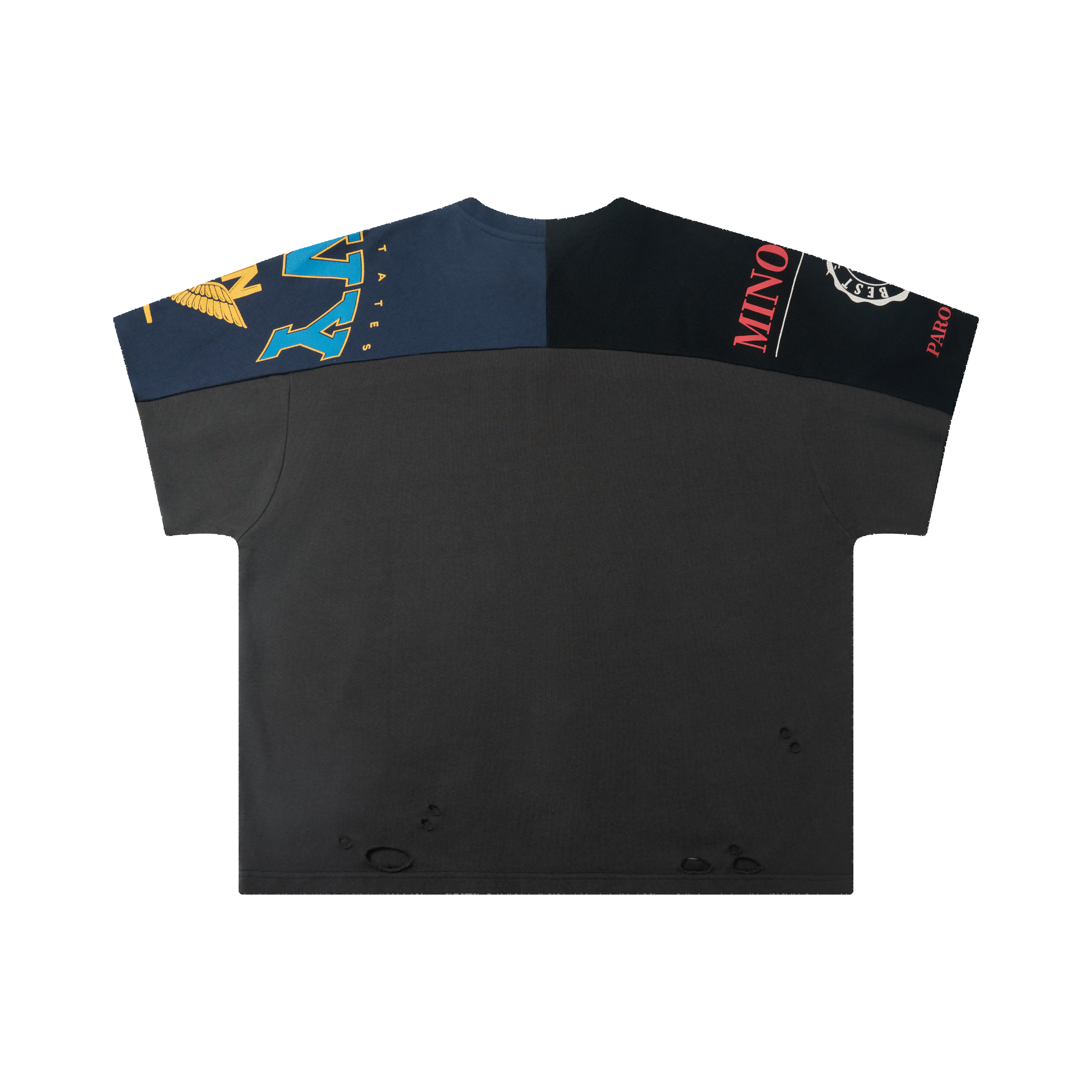 Omirad Distressed Panel Graphic Tee | Oversized Streetwear