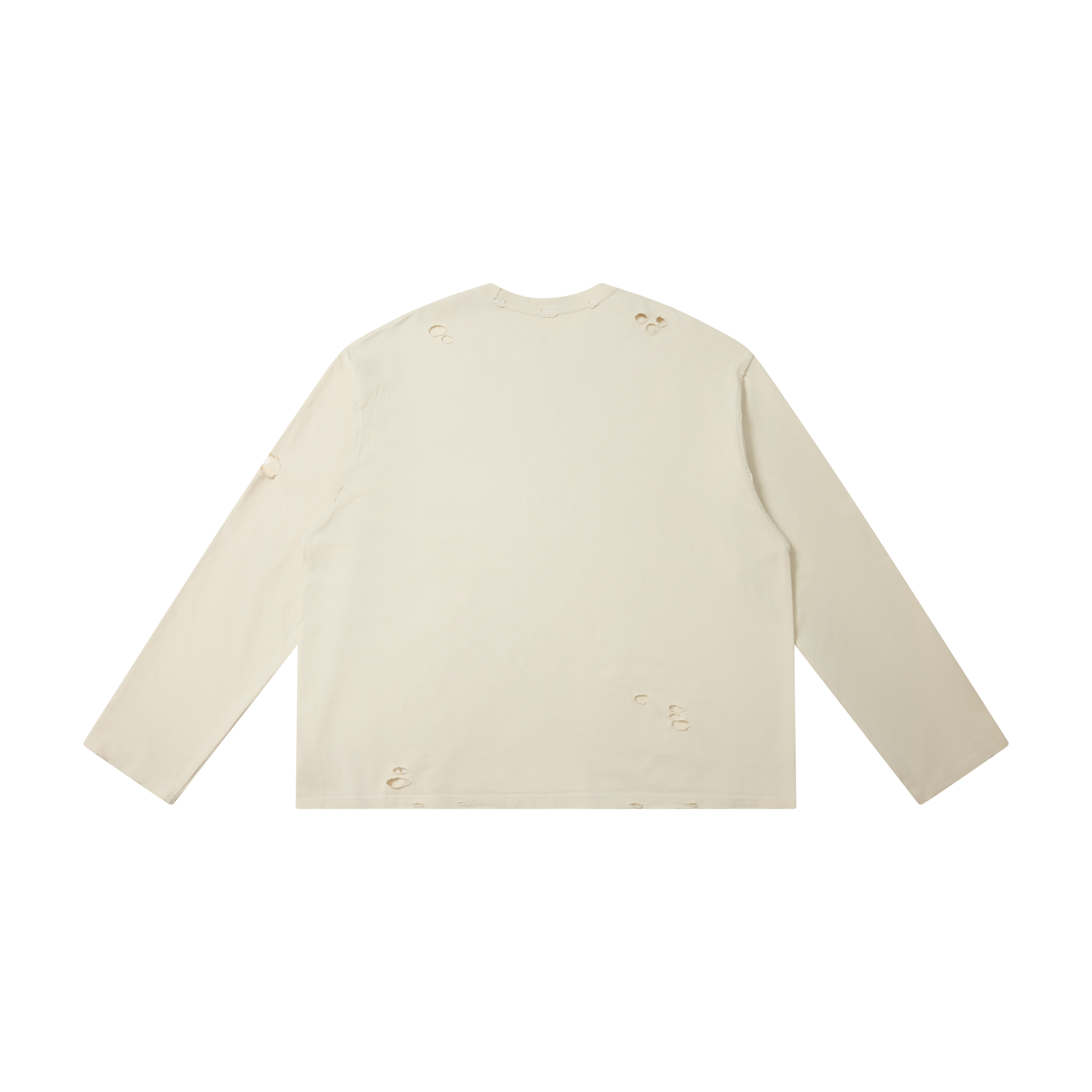 Distressed Graphic Long Sleeve Tee | Grunge Streetwear