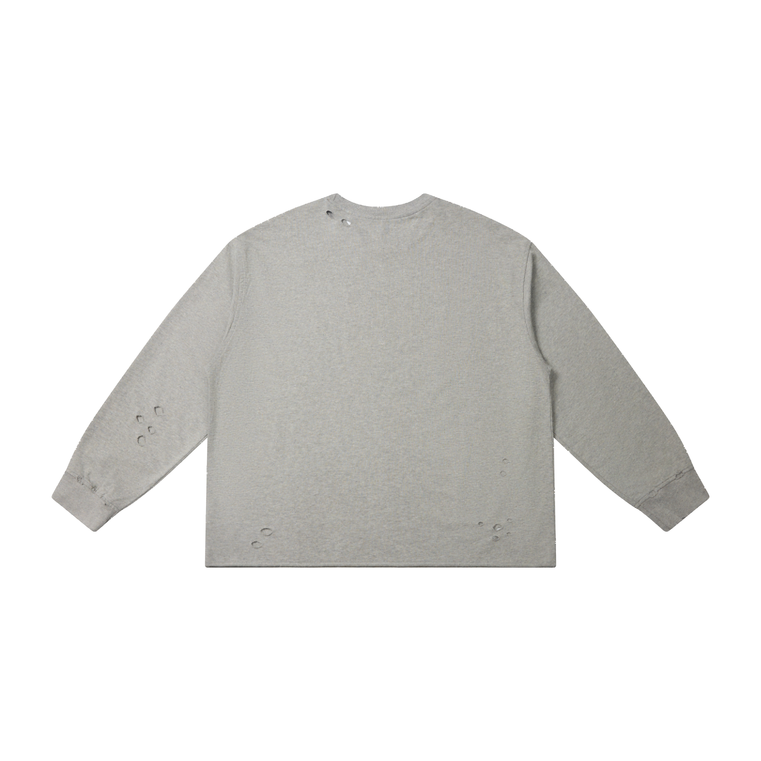 Distressed NYC Graphic Long Sleeve Tee | Oversized Streetwear