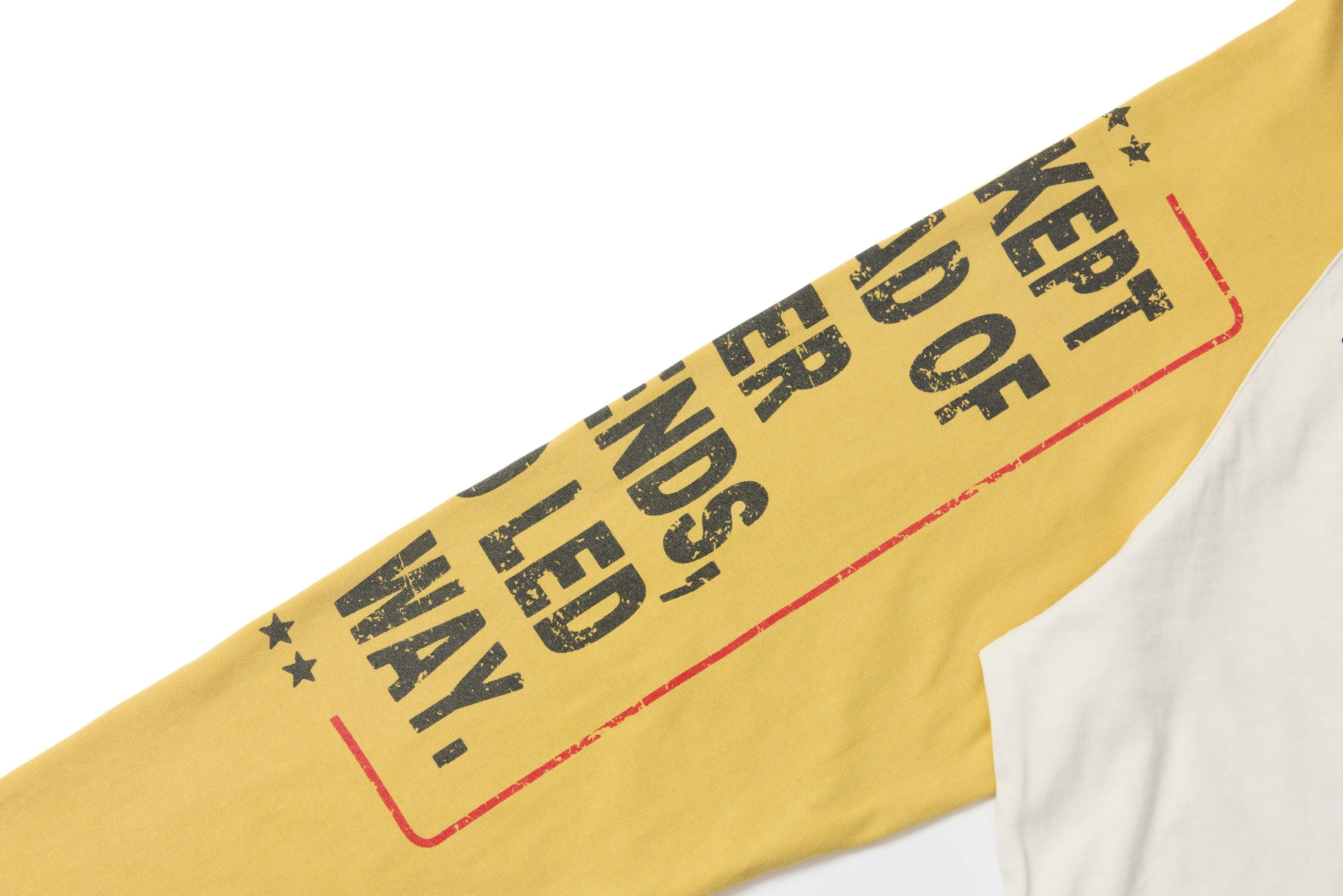 Contrast Raglan Graphic Long Sleeve Tee | Streetwear