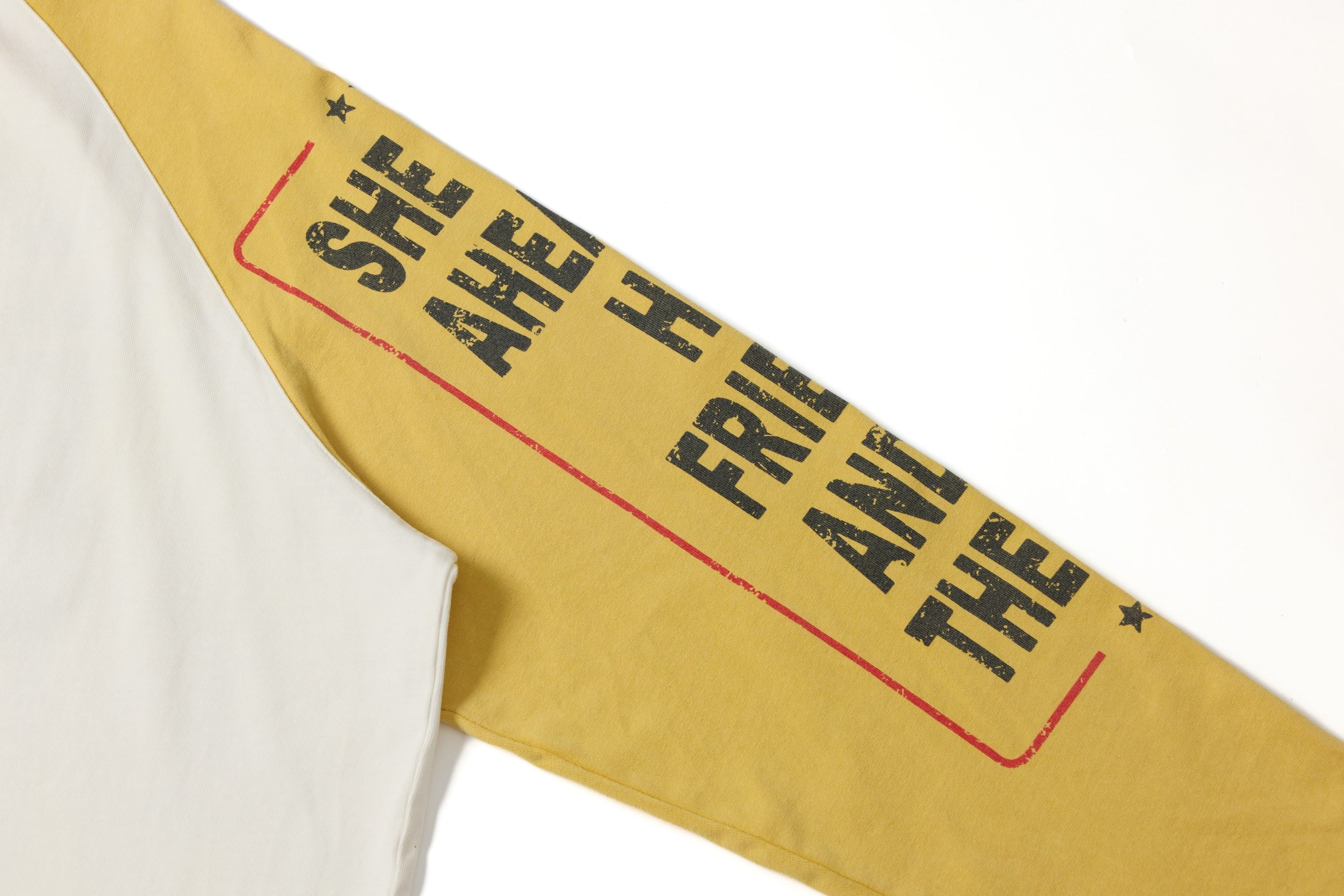 Contrast Raglan Graphic Long Sleeve Tee | Streetwear
