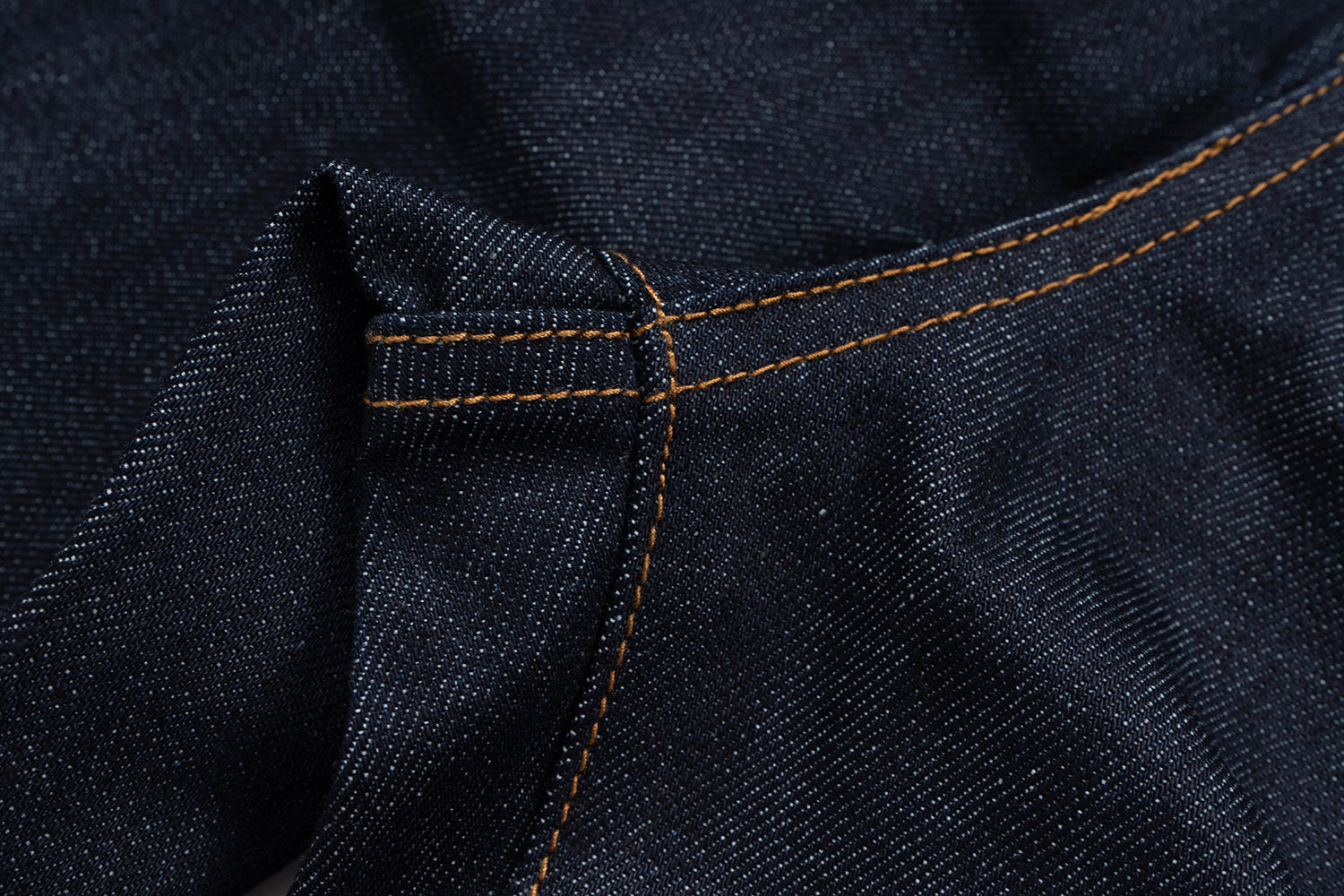 Omirad Raw Straight Denim Jeans | Stacked Hem Black