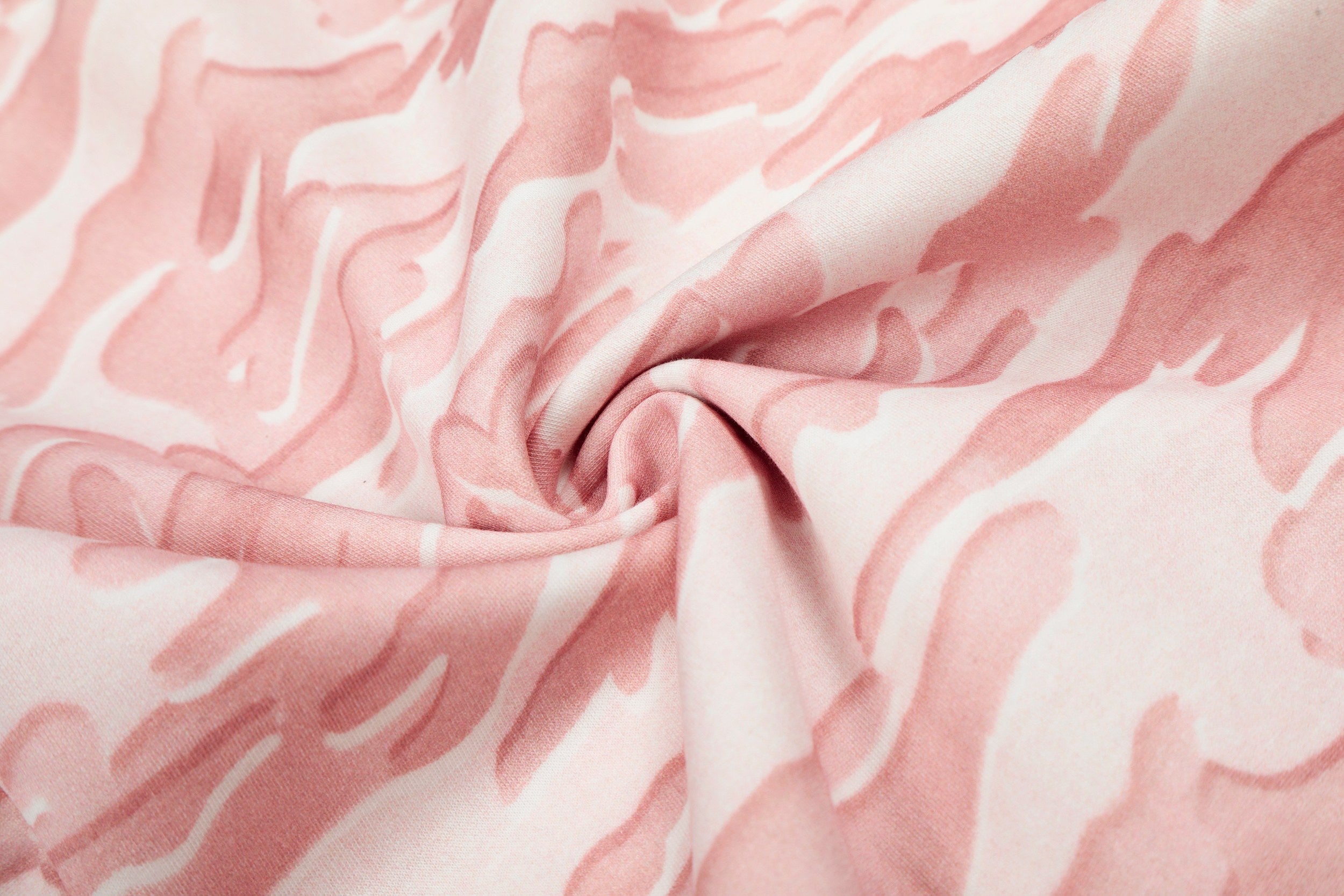 Pink Camo Wide-Leg Sweatpants | Oversized Streetwear Pants