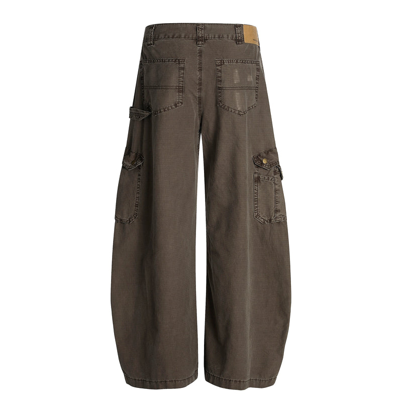 Omirad Distressed Cargo Pants | Wide-Leg Utility Streetwear
