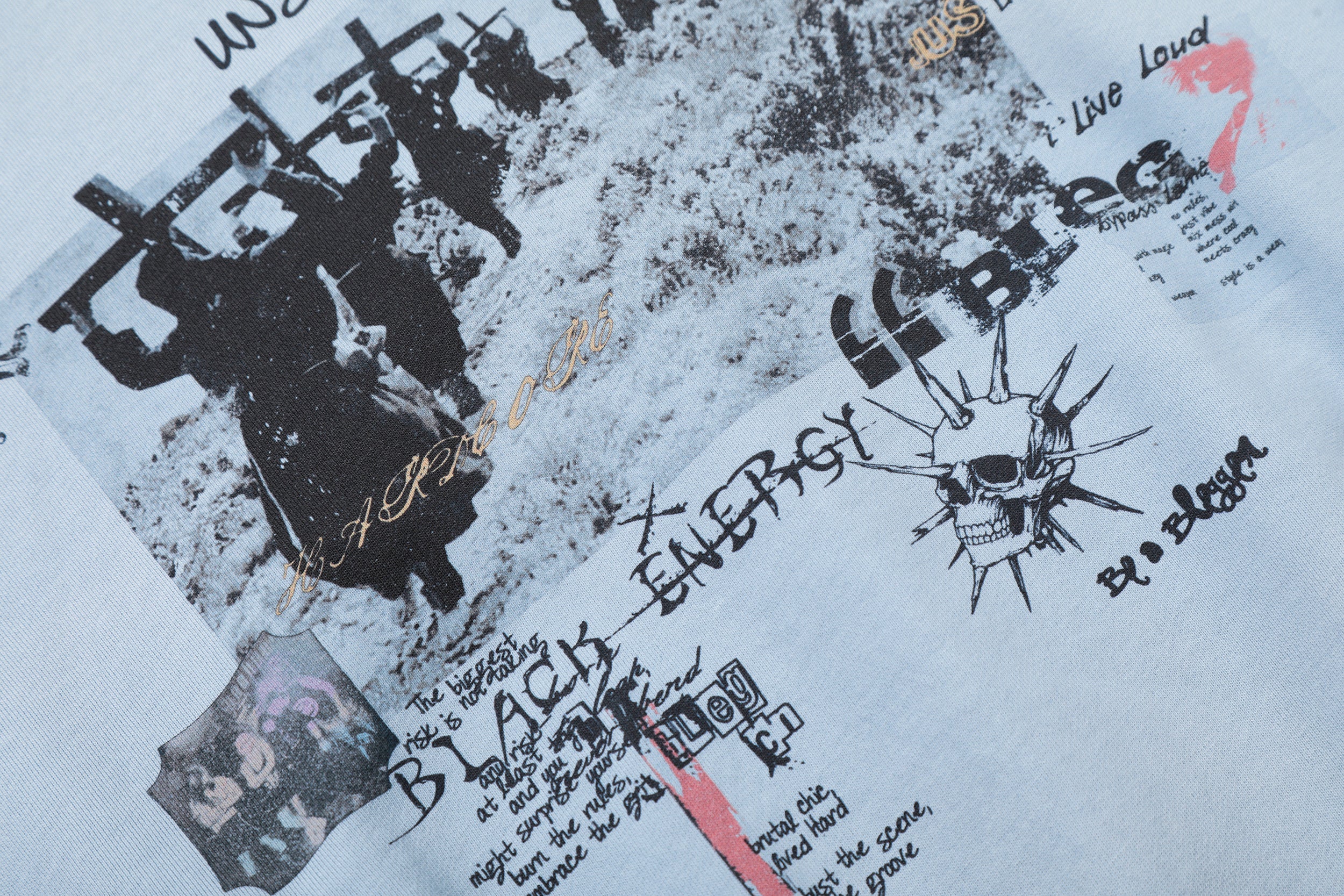 Omirad Collage Graphic Zip-Up Hoodie | Streetwear Art