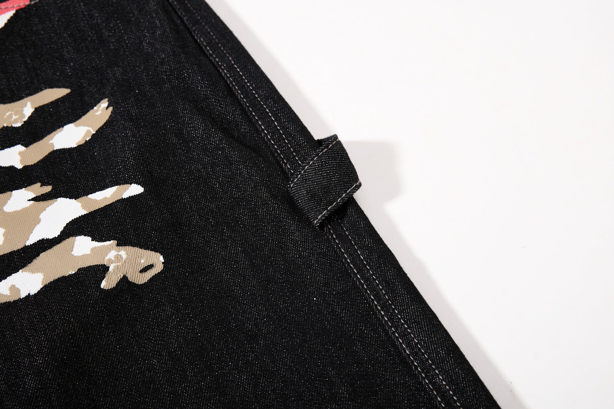 Vintage American Flag Baggy Jeans | Y2K Wide-Leg Denim