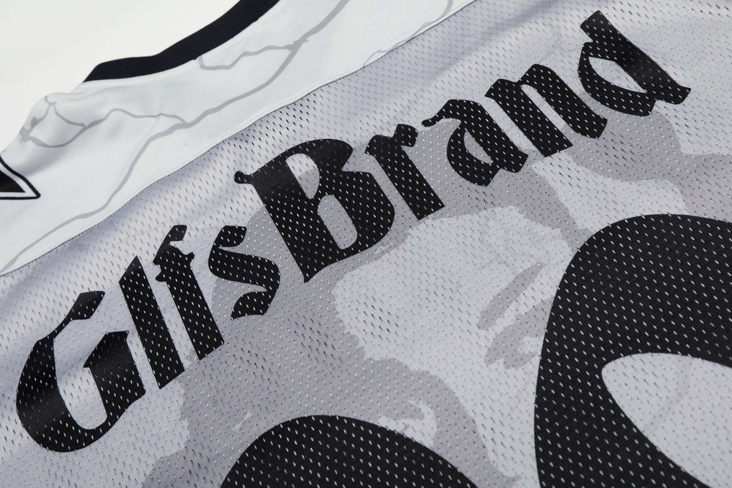 GlfsBrand Portrait Graphic Mesh Football Jersey | No. 99