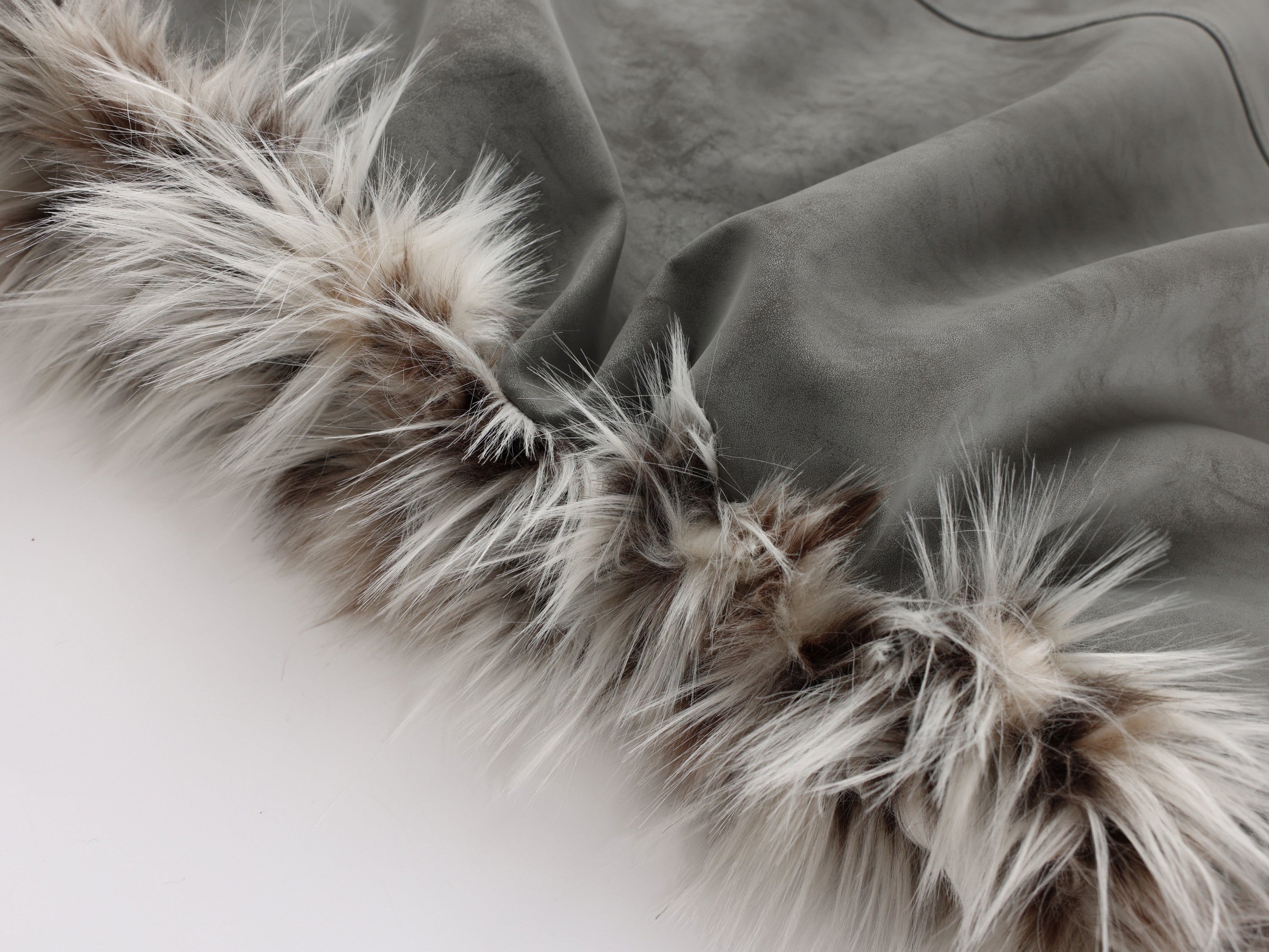 Faux-Fur Collar Suede Winter Jacket | Oversized Streetwear