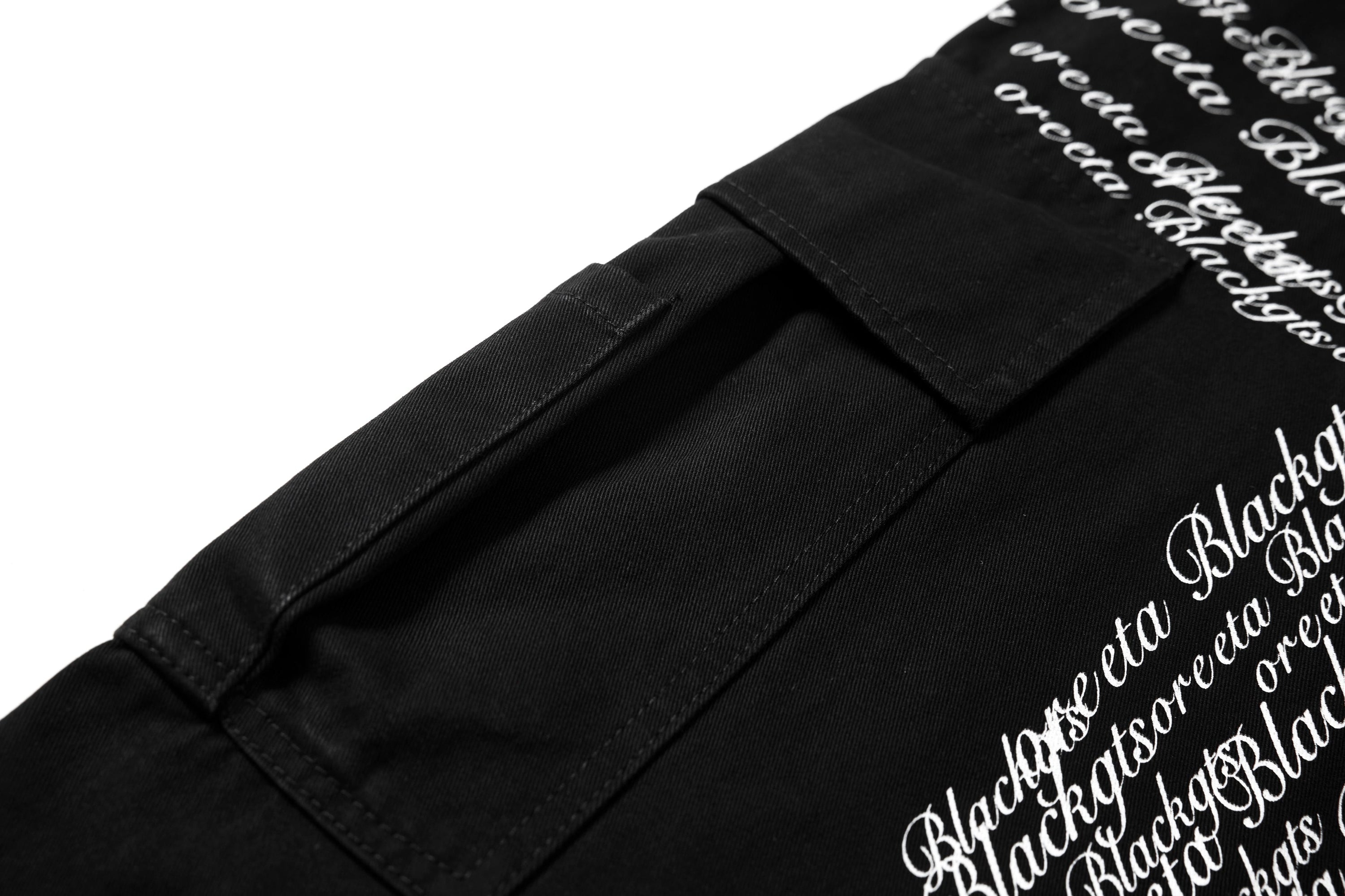 Omirad Cross Script Cargo Pants | Vintage Wash Streetwear