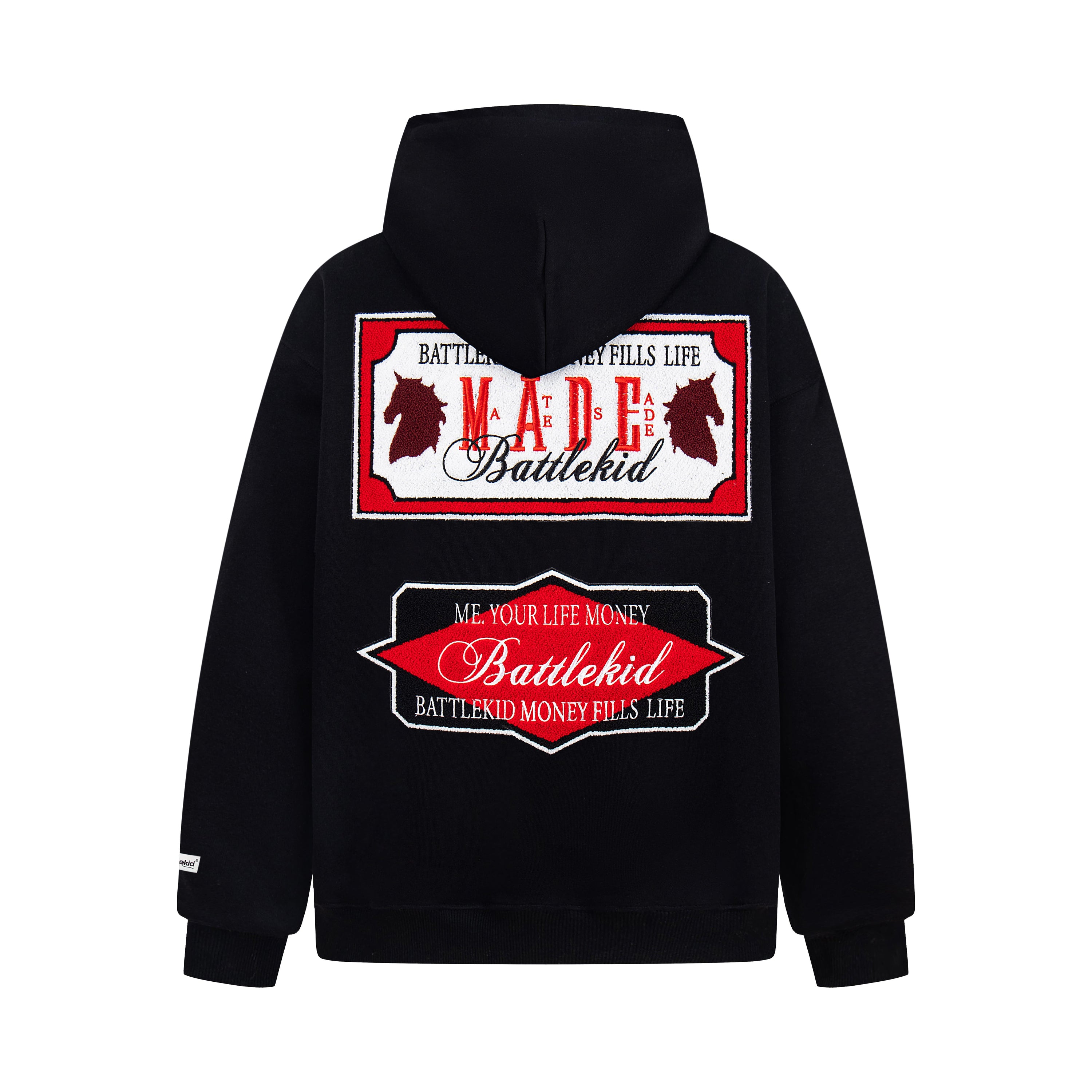 Battlekid MADE Embroidered Badge Logo Hoodie | Streetwear