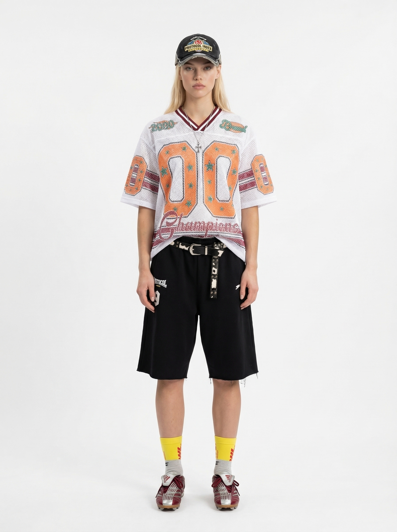 Omirad Champions 00 Mesh Jersey T-Shirt | Retro Streetwear