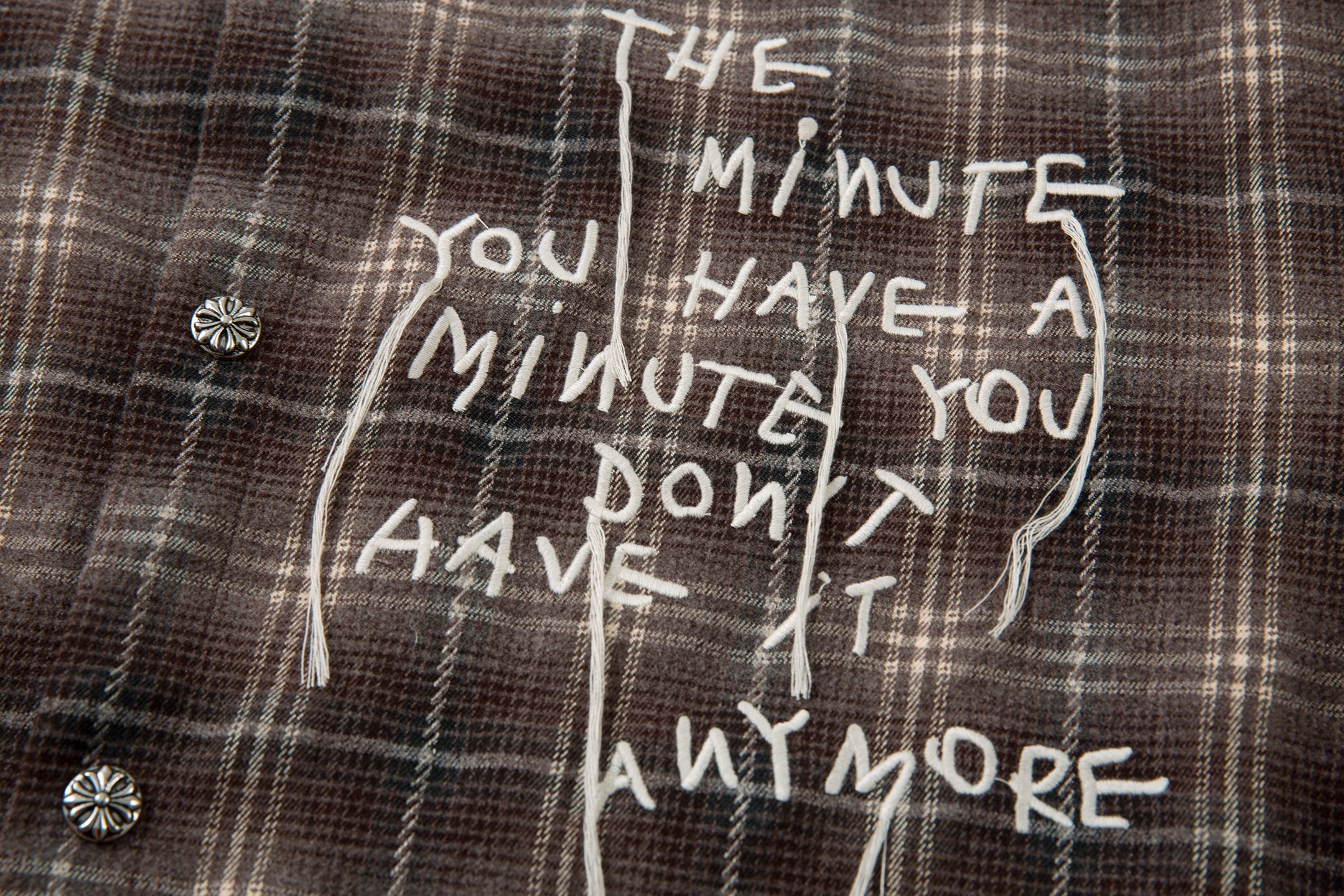 Layered Plaid Fringe Shirt | Grunge Streetwear Button-Up