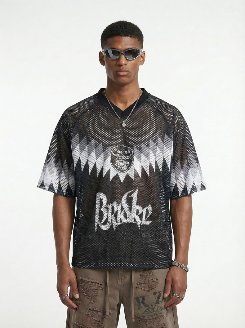 Omirad AIM 18 Mesh Jersey T-Shirt | Streetwear Soccer Top