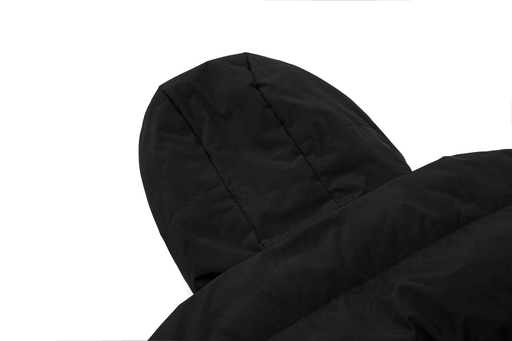 Omirad Fur-Trim Puffer Jacket | Black Hooded Bomber