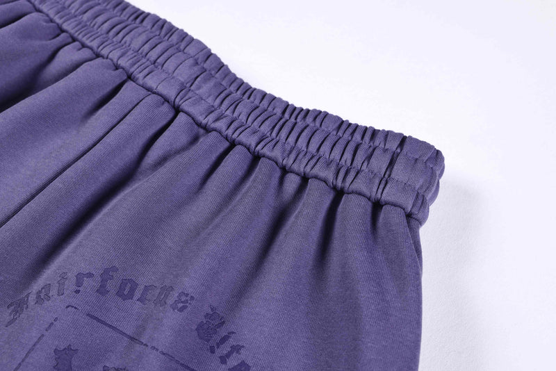 Omirad Gothic Script Wide-Leg Sweatpants | Streetwear